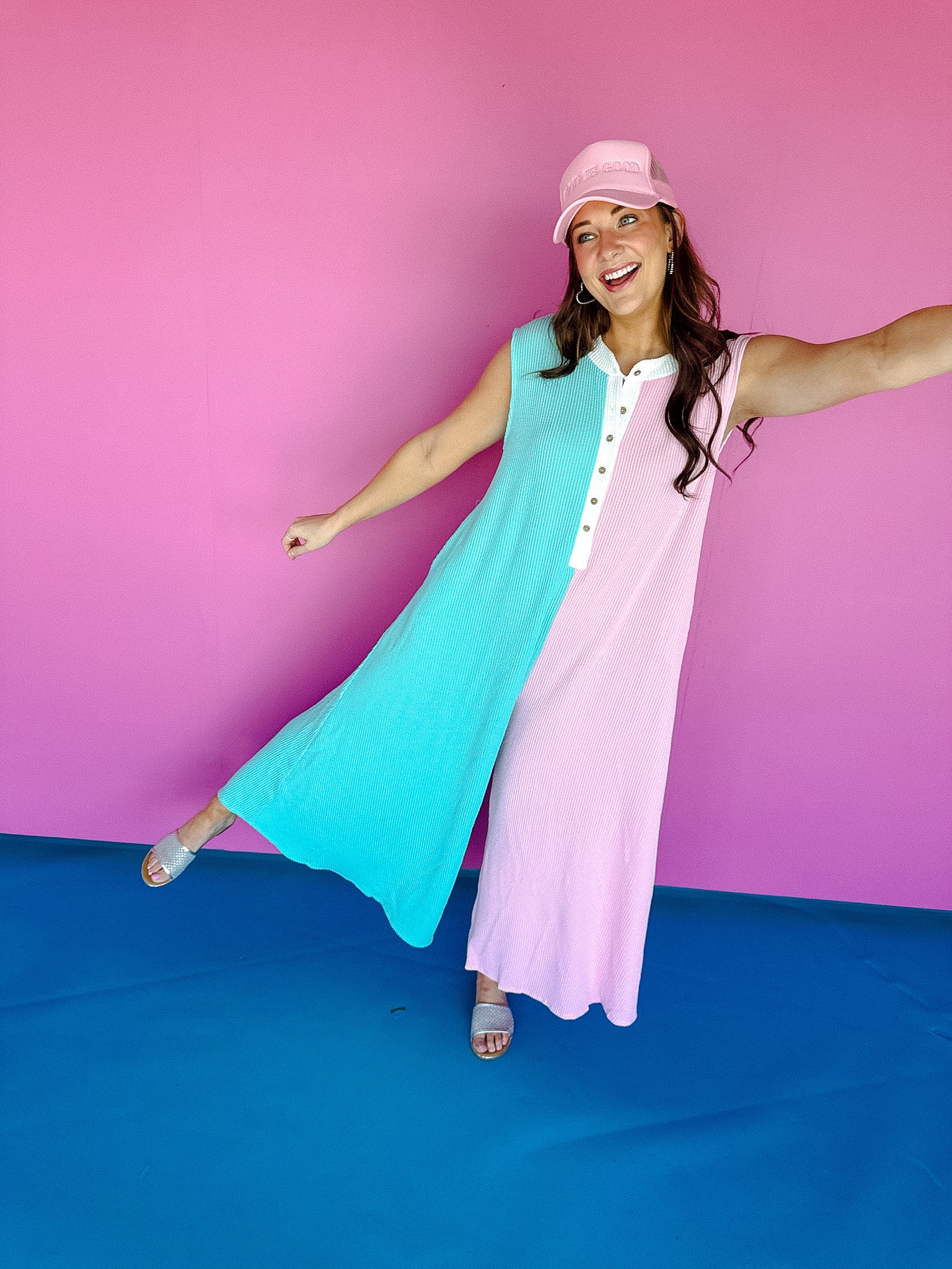 Sweet Like Candy Colorblock Jumpsuit