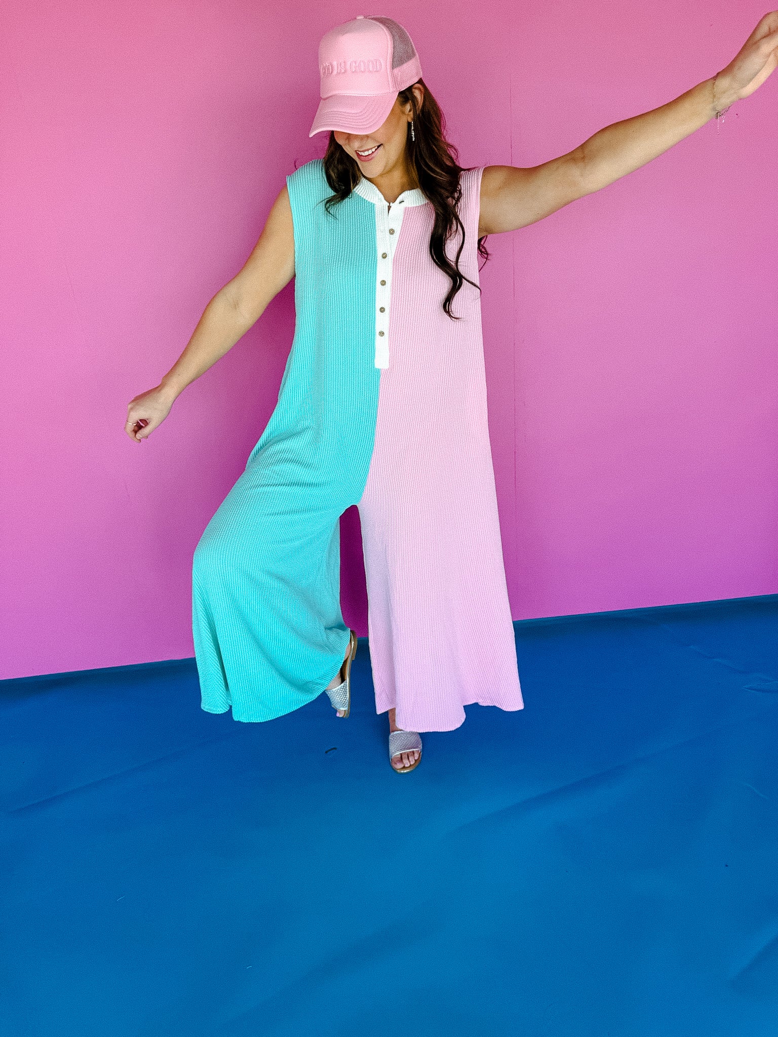 Sweet Like Candy Colorblock Jumpsuit