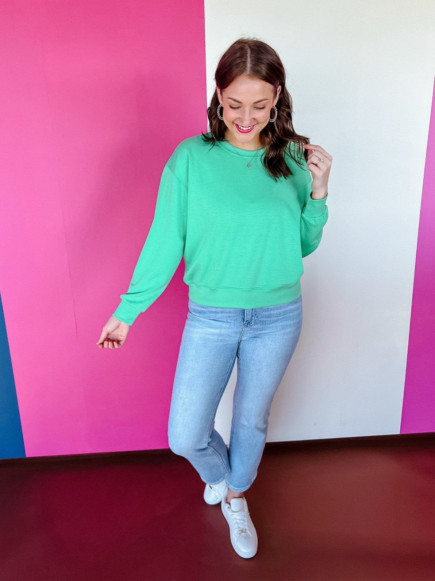 Daphne Soft Sweatshirt - Jade