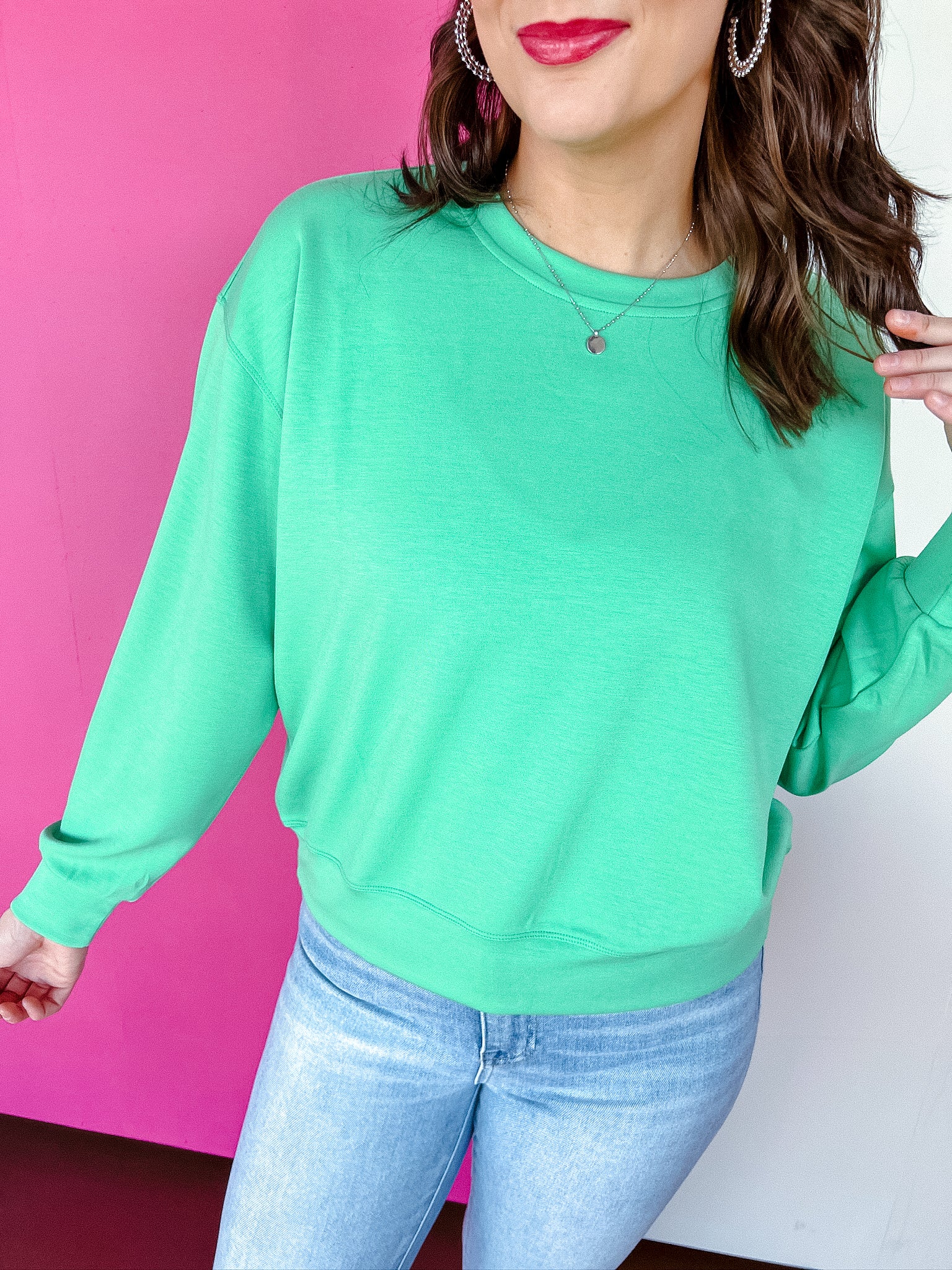 Daphne Soft Sweatshirt - Jade