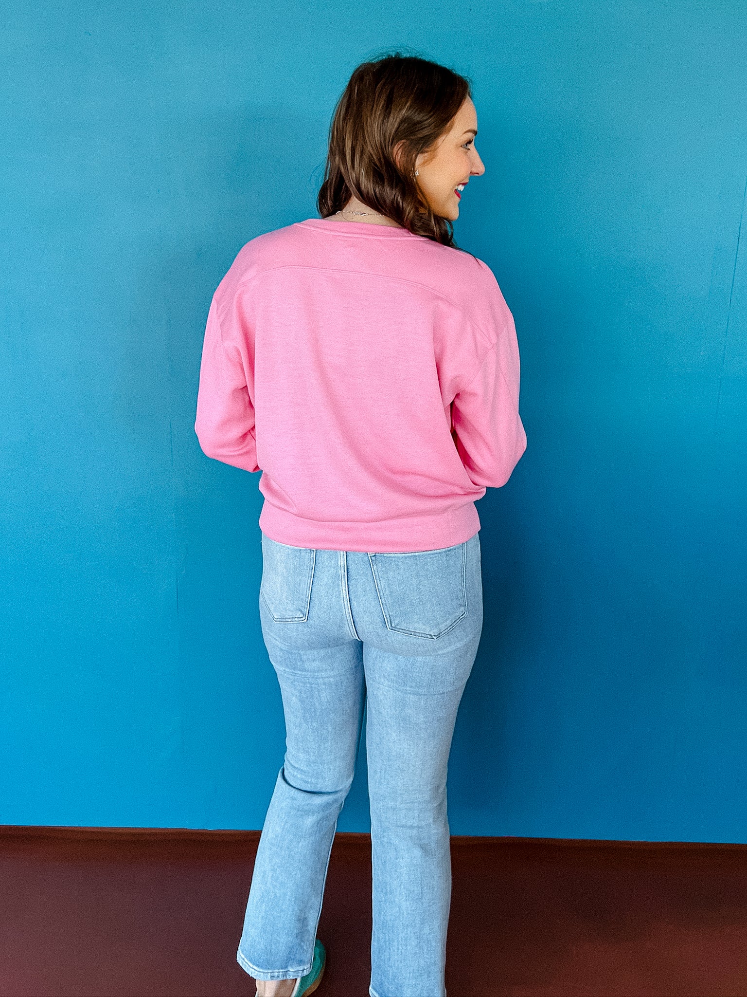 Daphne Soft Sweatshirt - Soft Rose