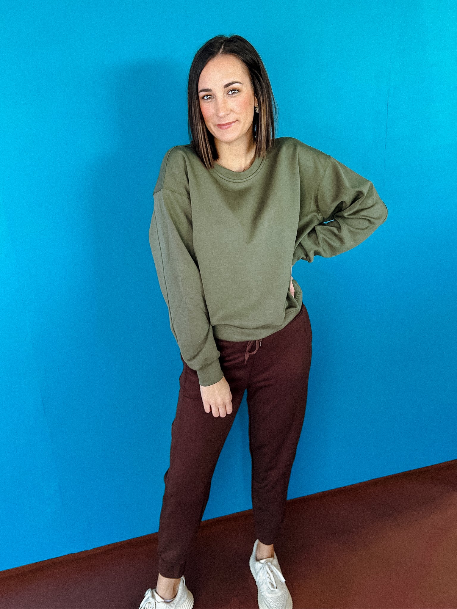 Daphne Soft Sweatshirt - Olive