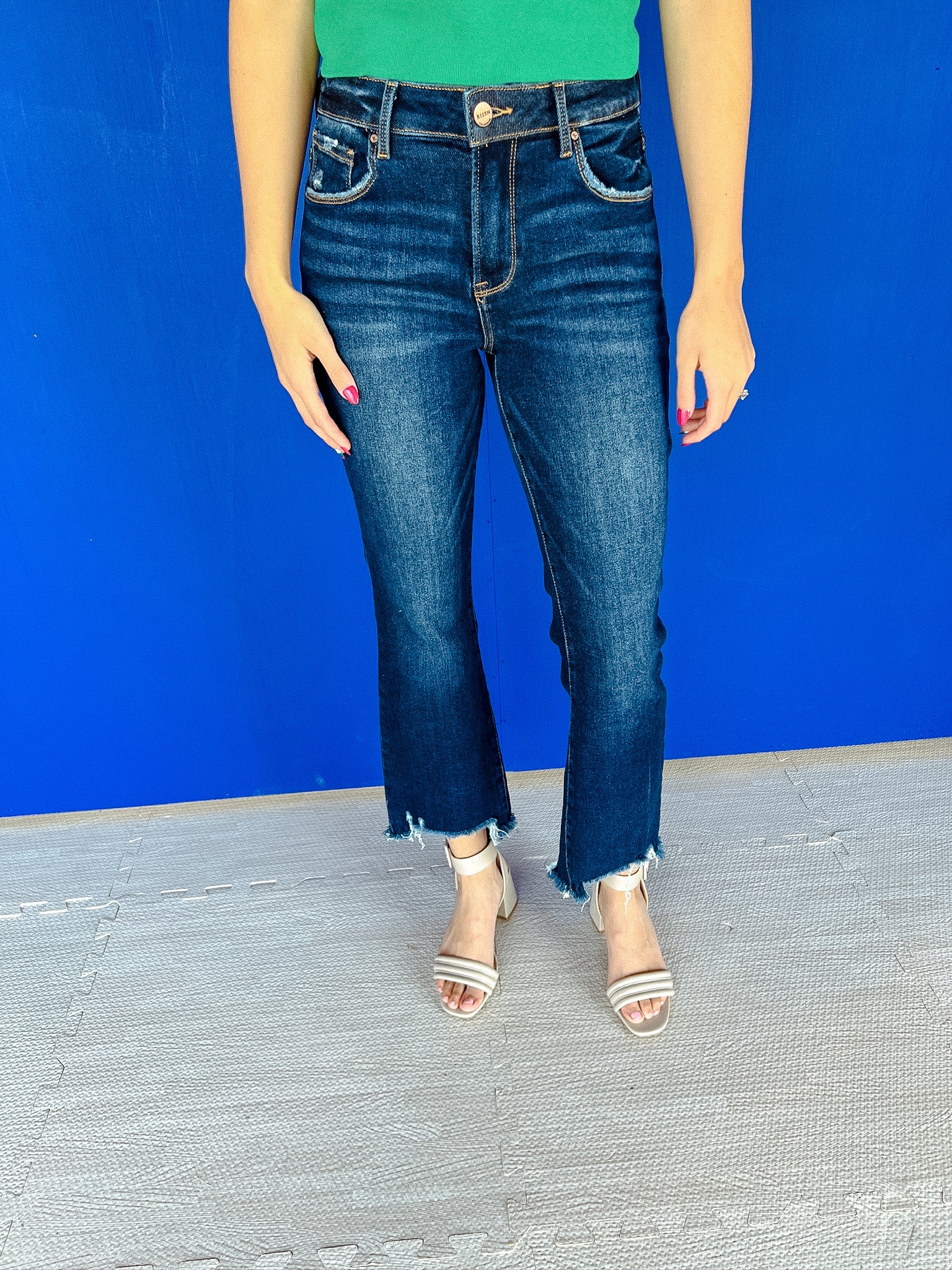 Nothin' Sweeter Risen High Rise Jeans - Dark Wash