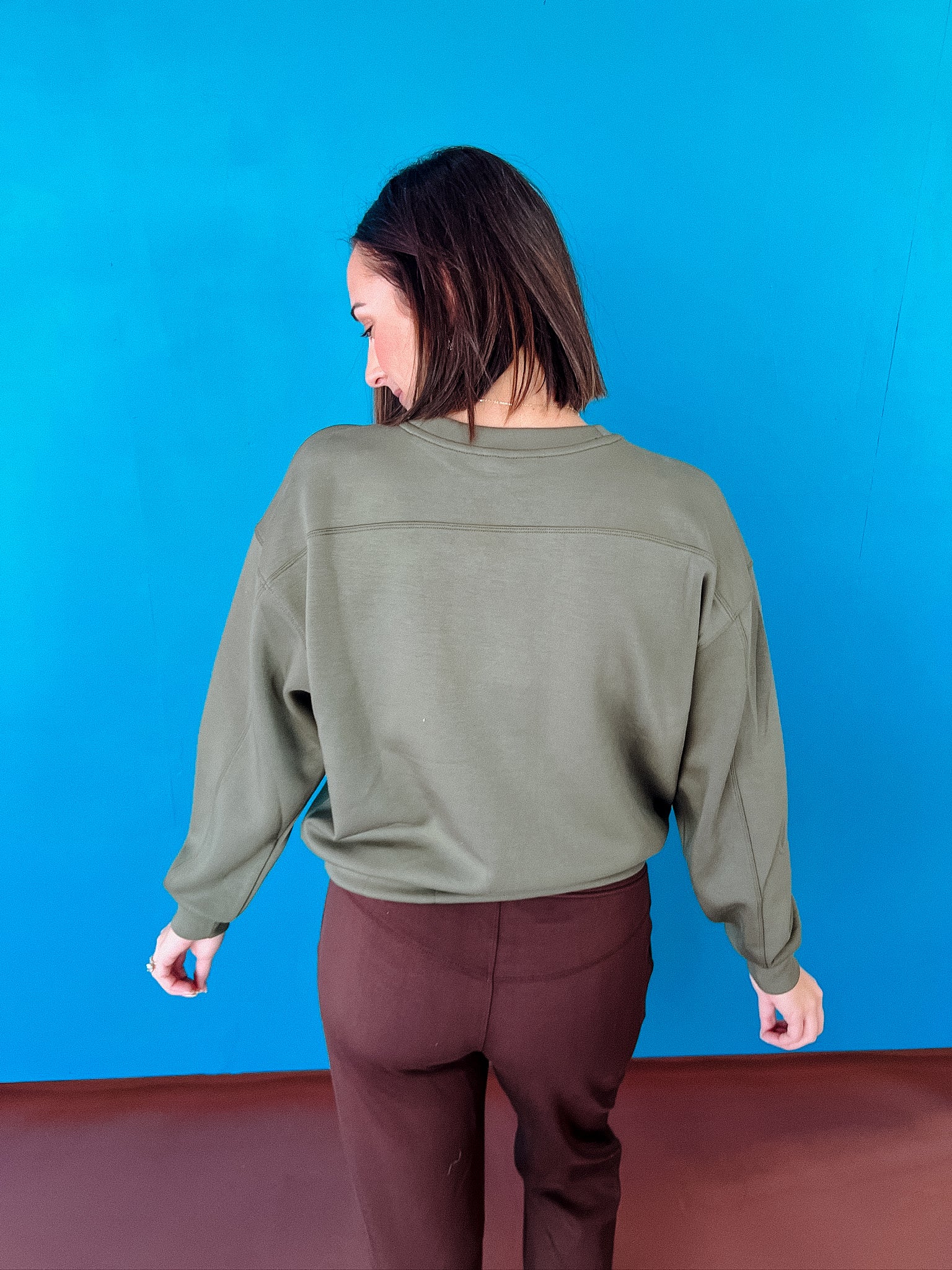 Daphne Soft Sweatshirt - Olive