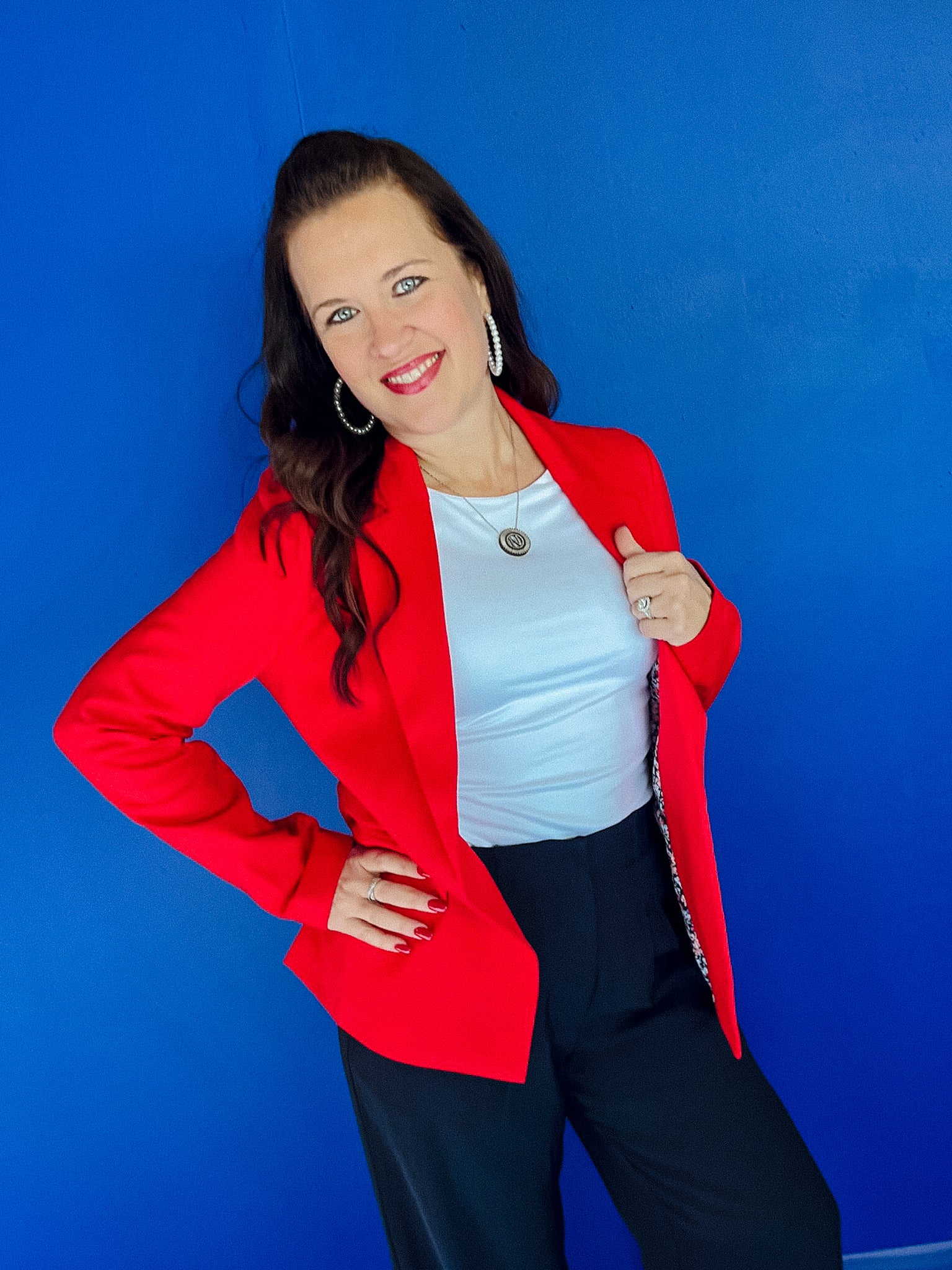 Vixen Blazer - True Red