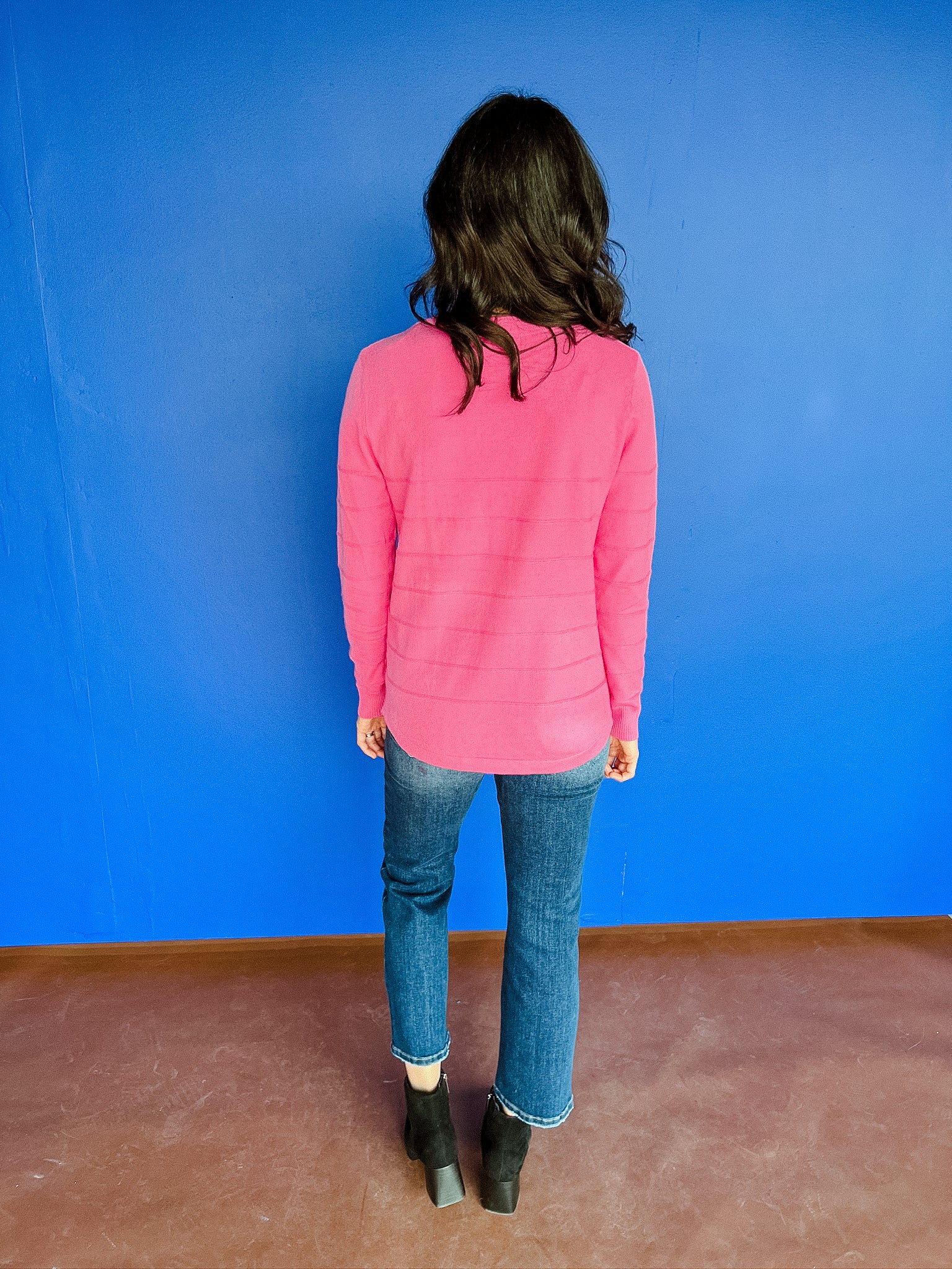 Eleanor Sweater - Shocking Pink/Rose