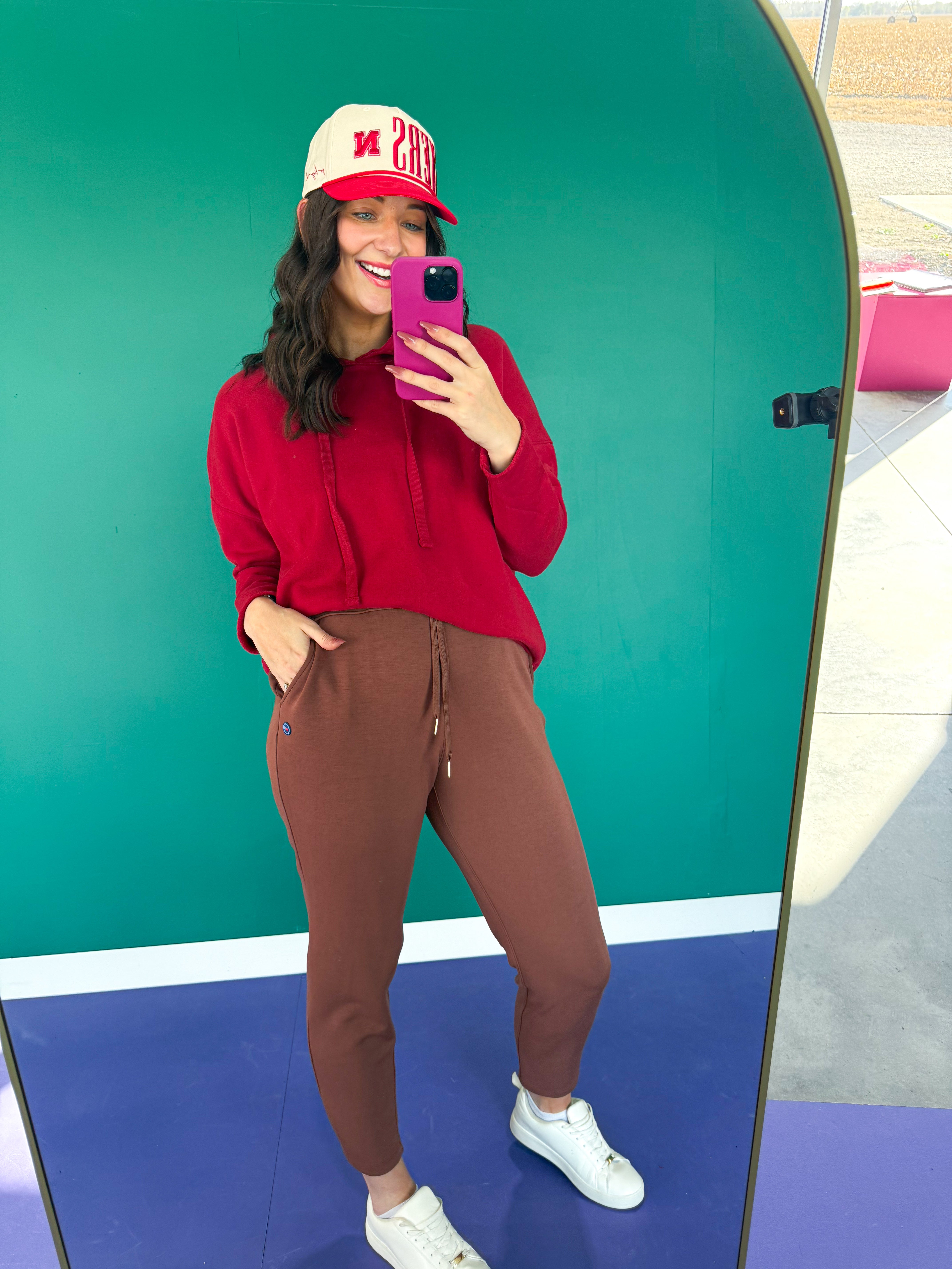 Calista Raw Hem Hoodie