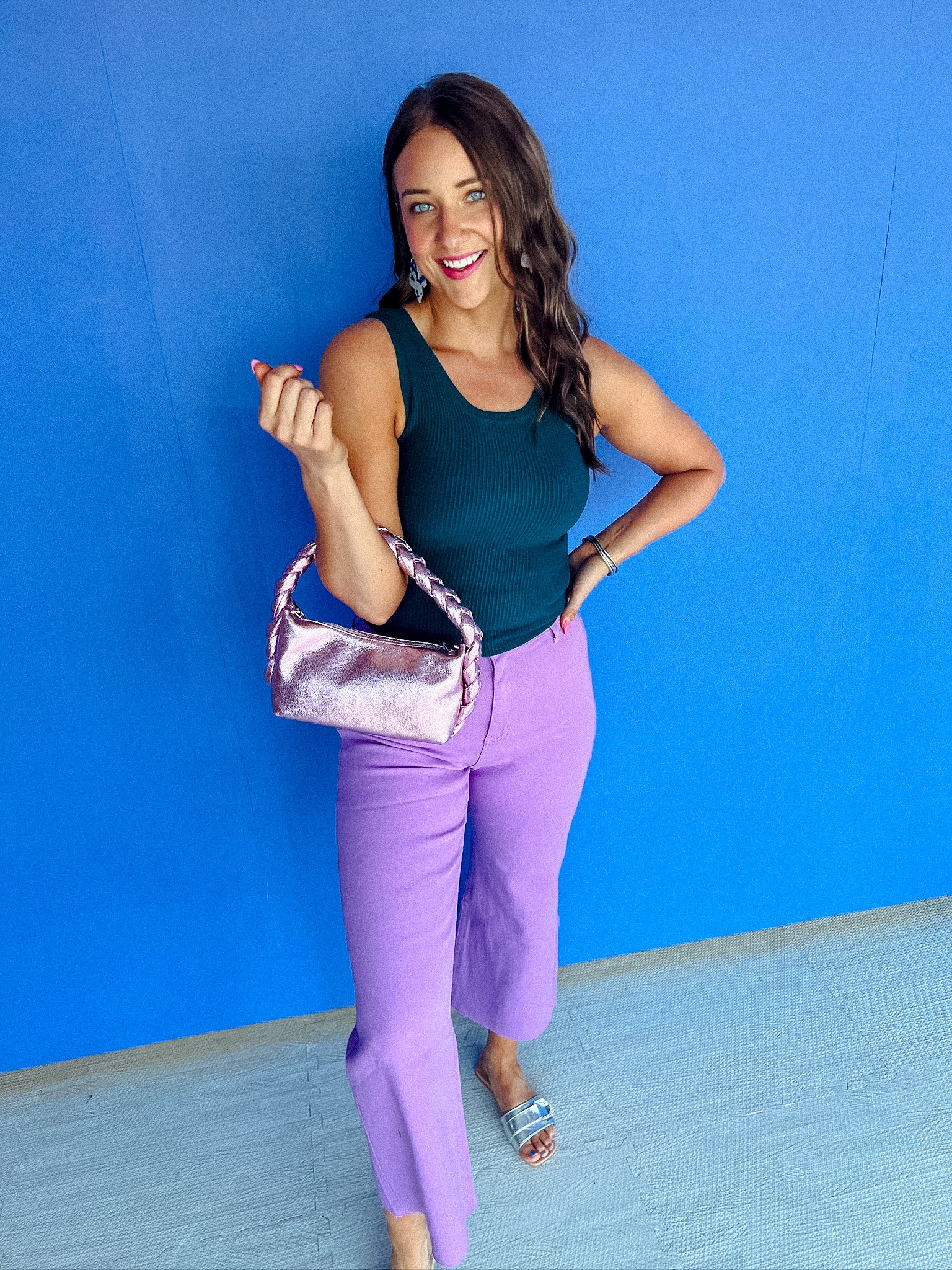 Cheyenne Wide Leg Pants - Summer Purple