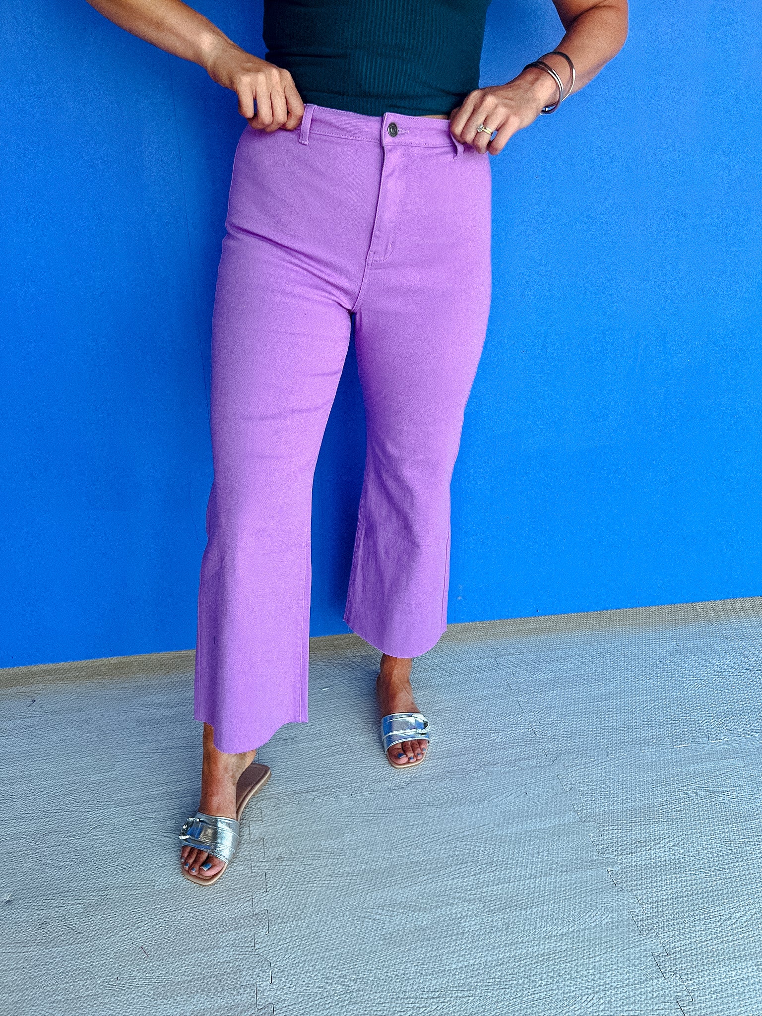 Cheyenne Wide Leg Pants - Summer Purple