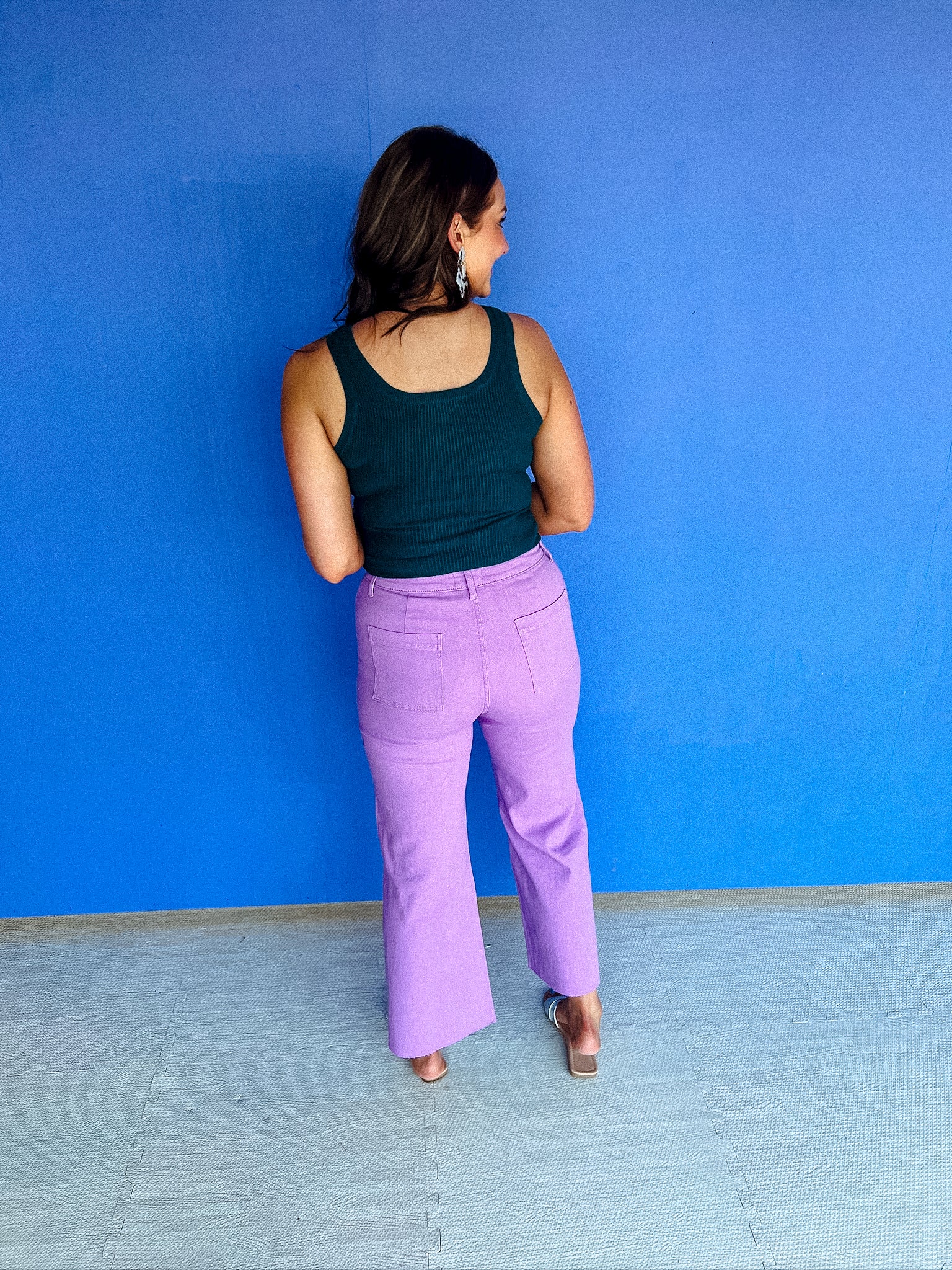 Cheyenne Wide Leg Pants - Summer Purple