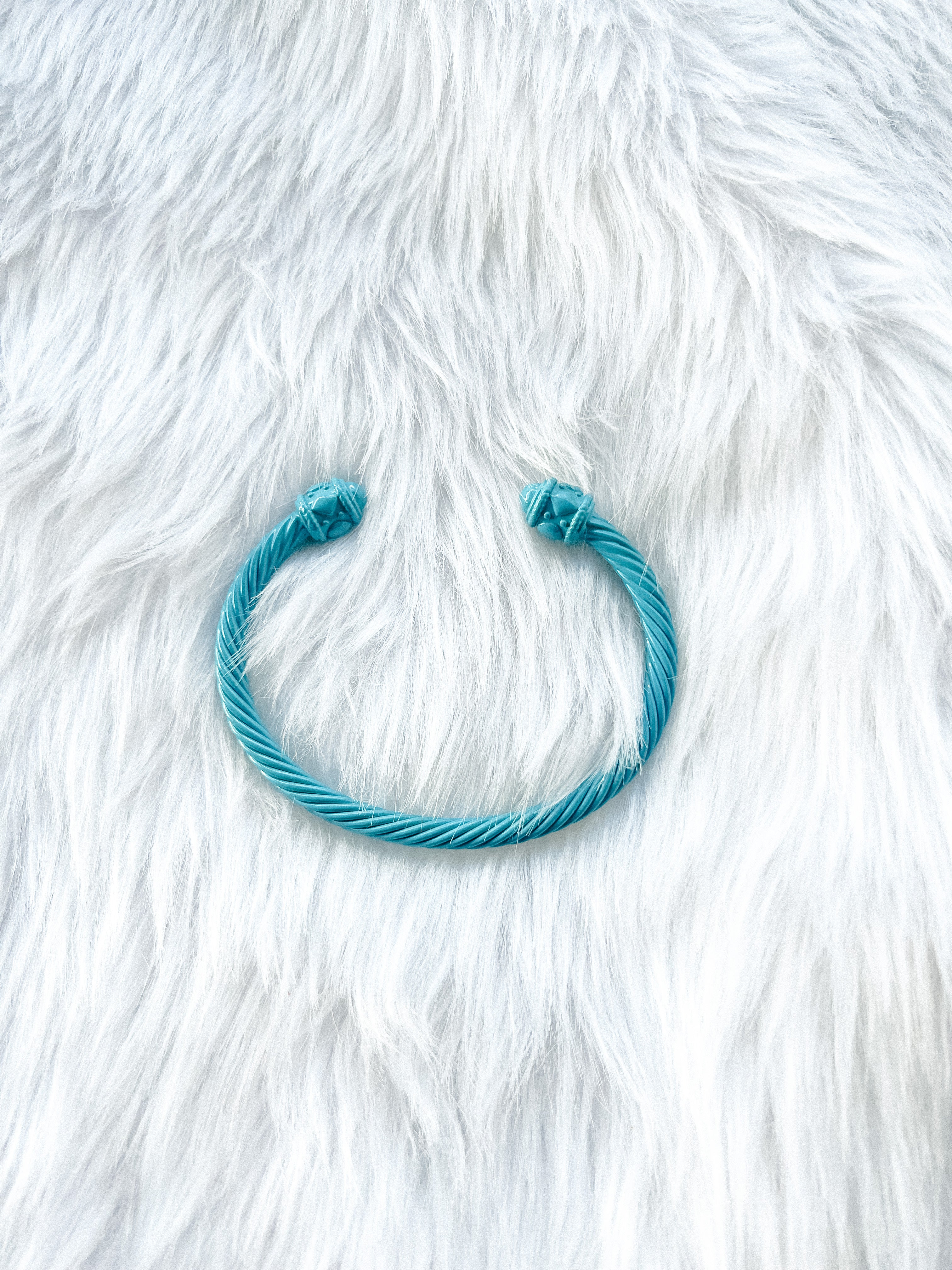 [Treasure Jewels] Zoey Rope Bracelet - Turquoise