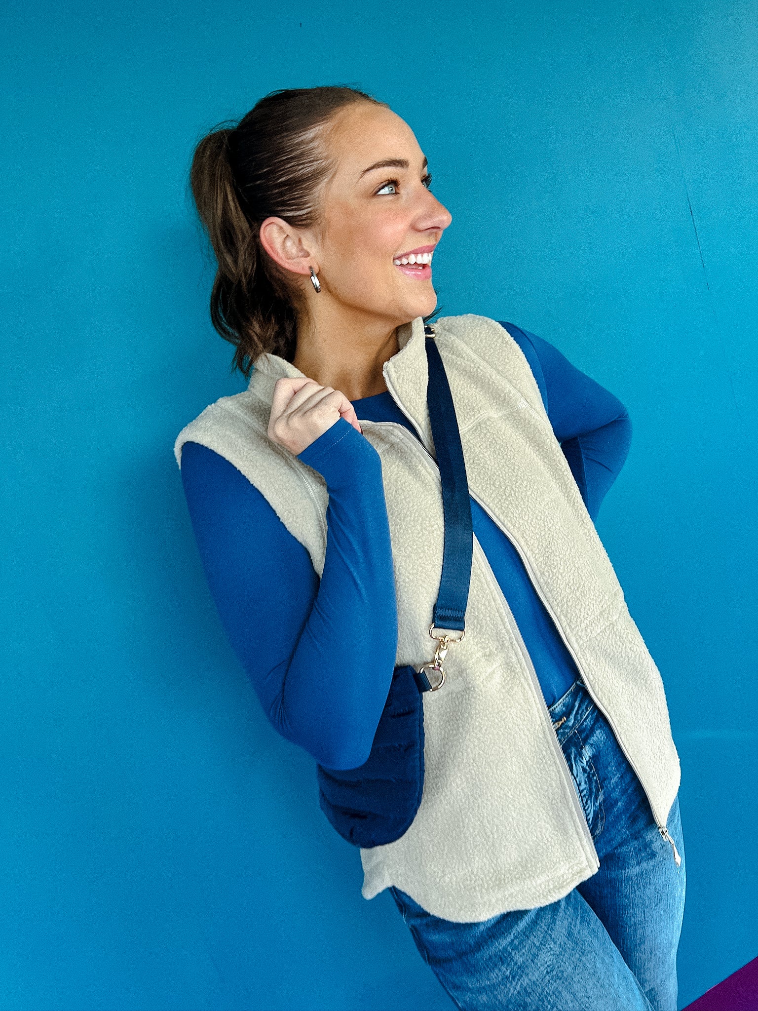 Kristin Fleece Vest - Light Mushroom