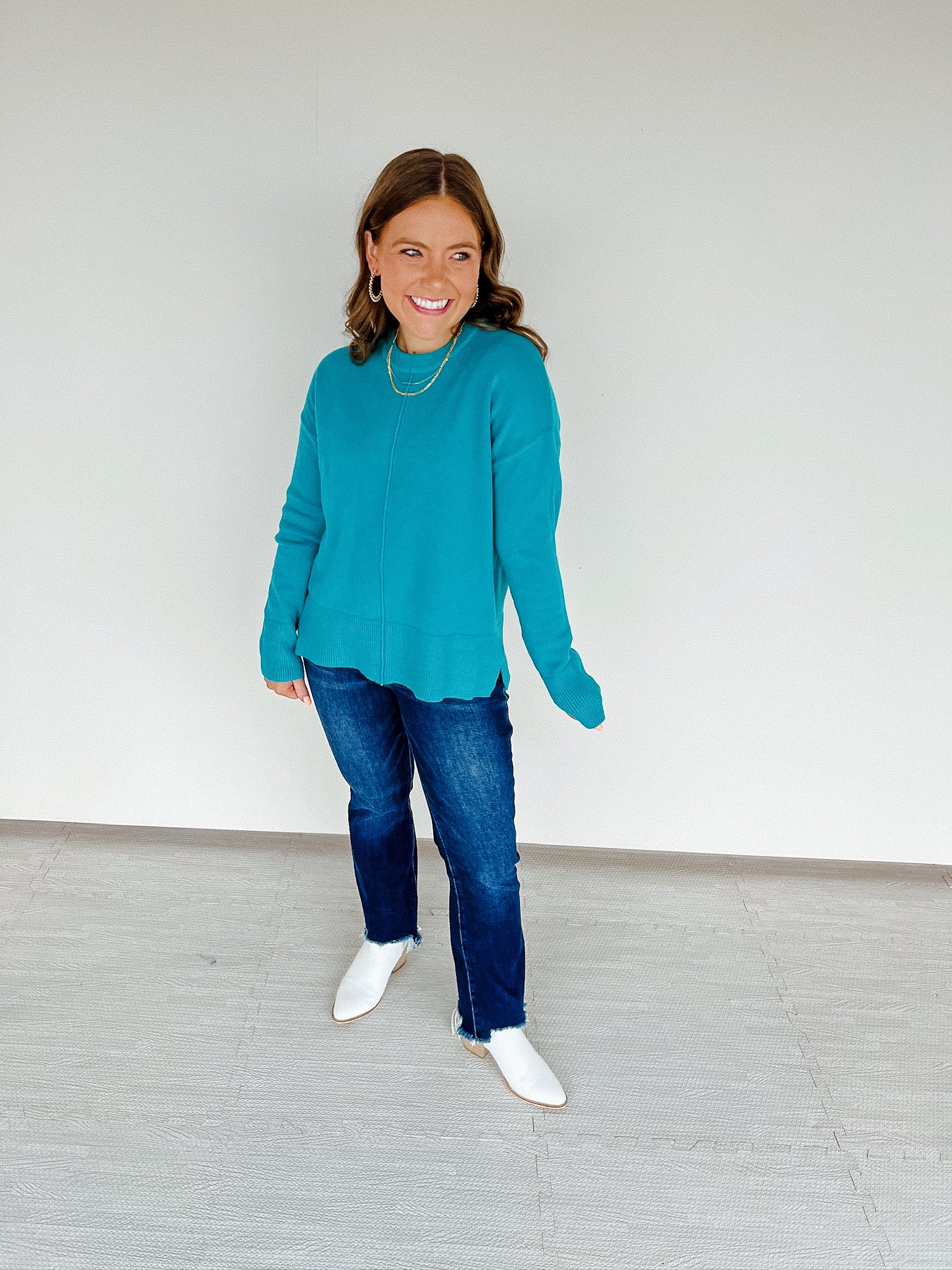 Eileen Sweater - Aquamarine