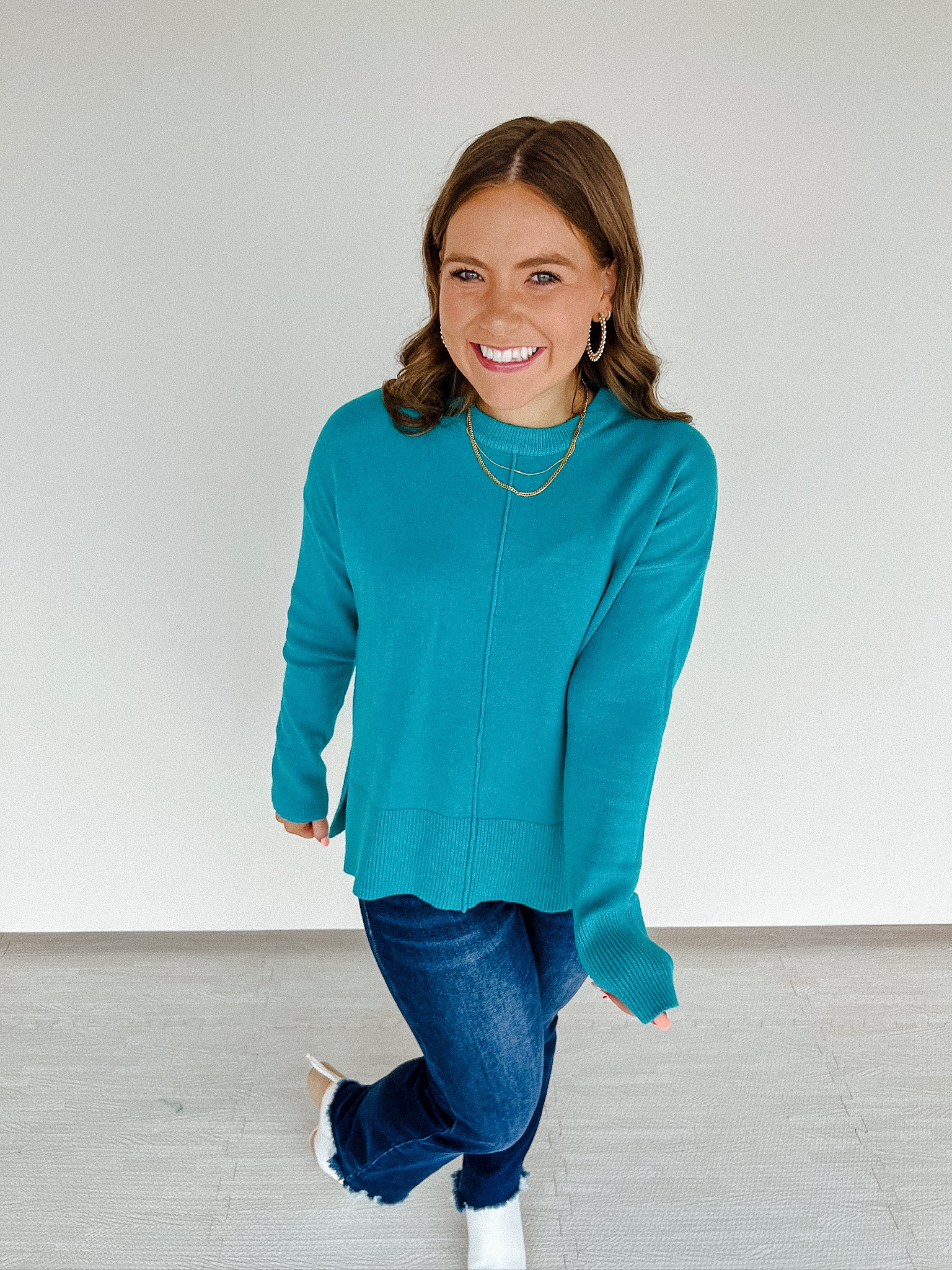 Eileen Sweater - Aquamarine