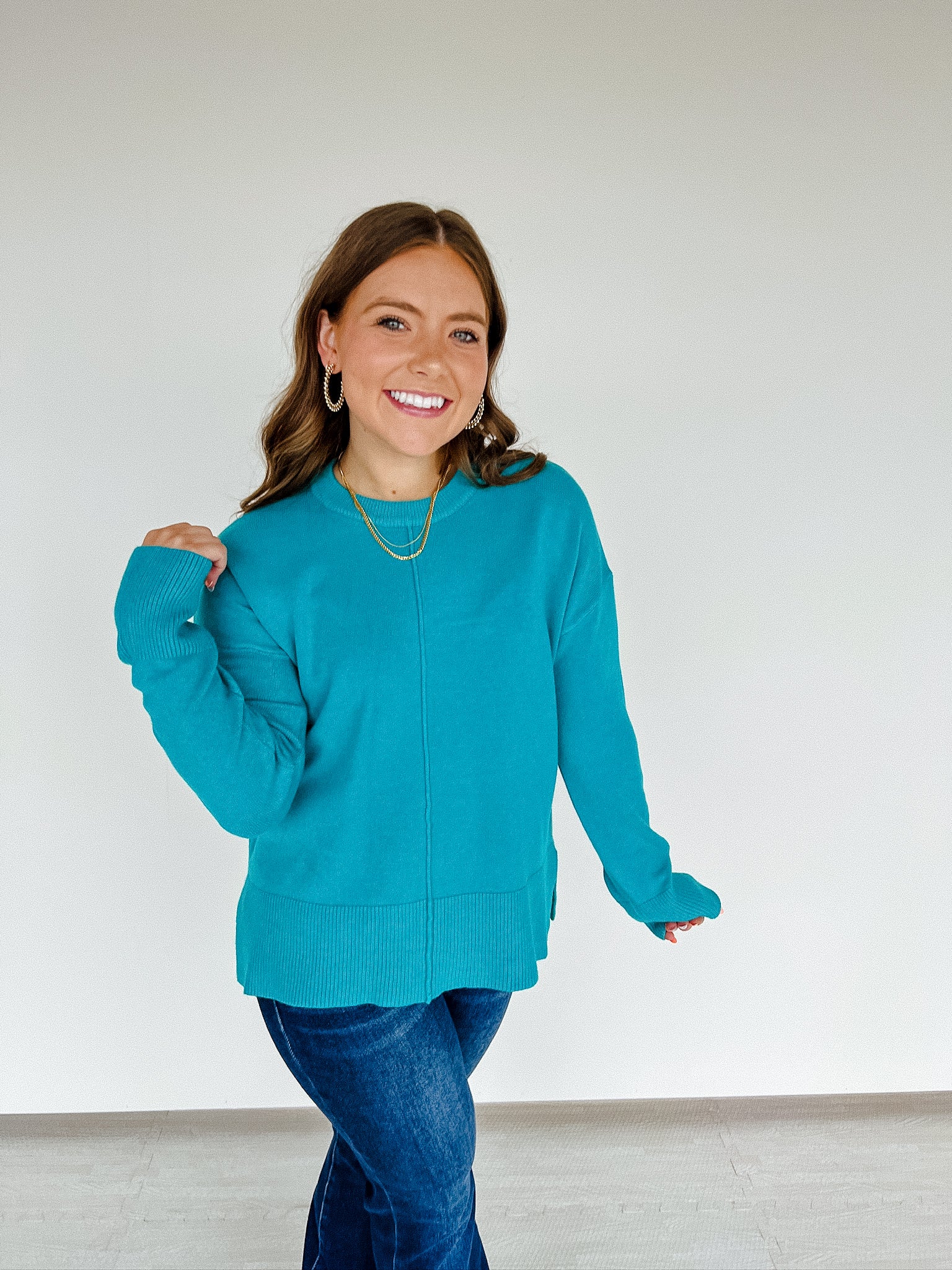 Eileen Sweater - Aquamarine