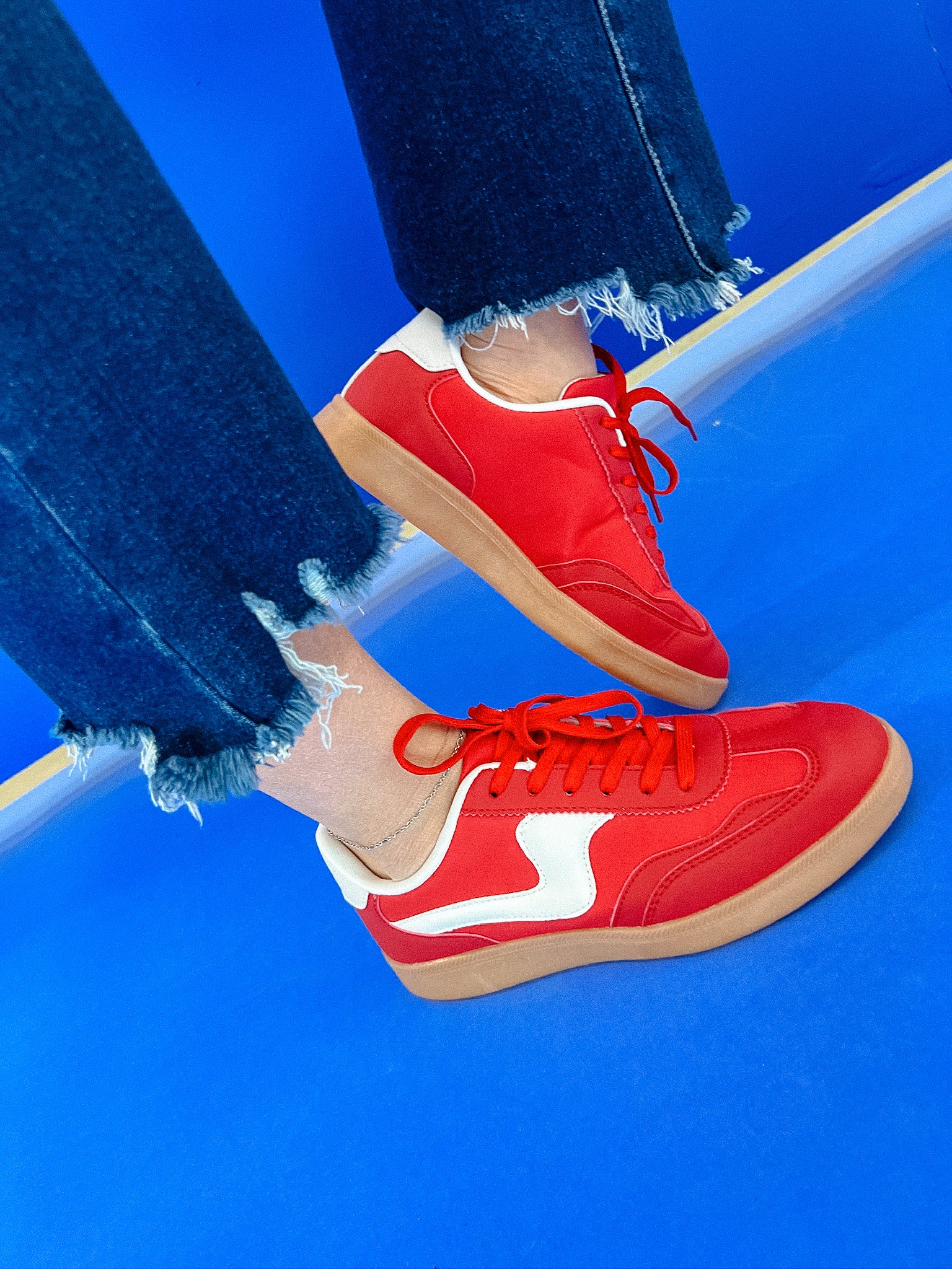 Shia Colored Sneakers - Red