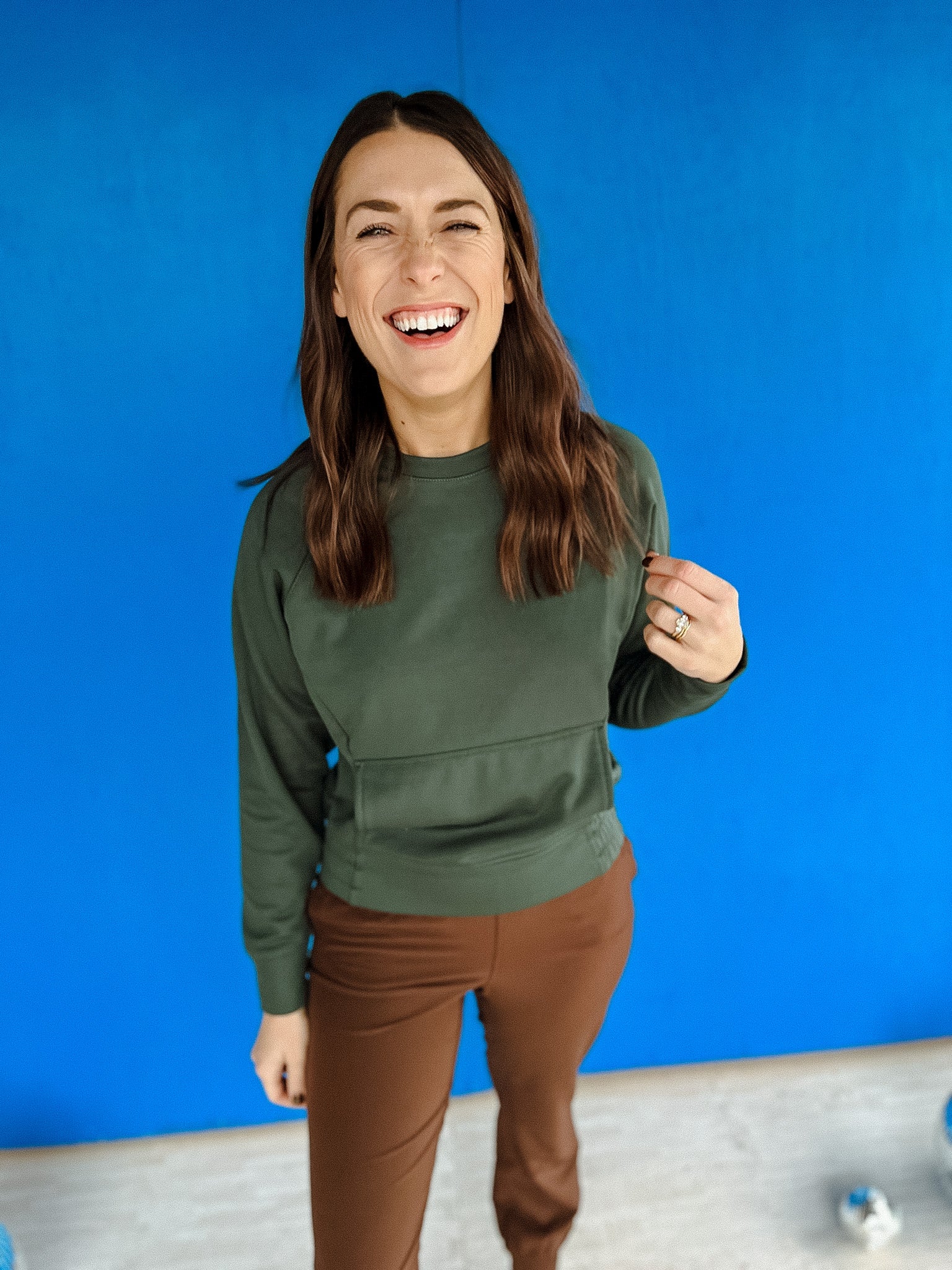 Nessa Sweatshirt - Autumn Green