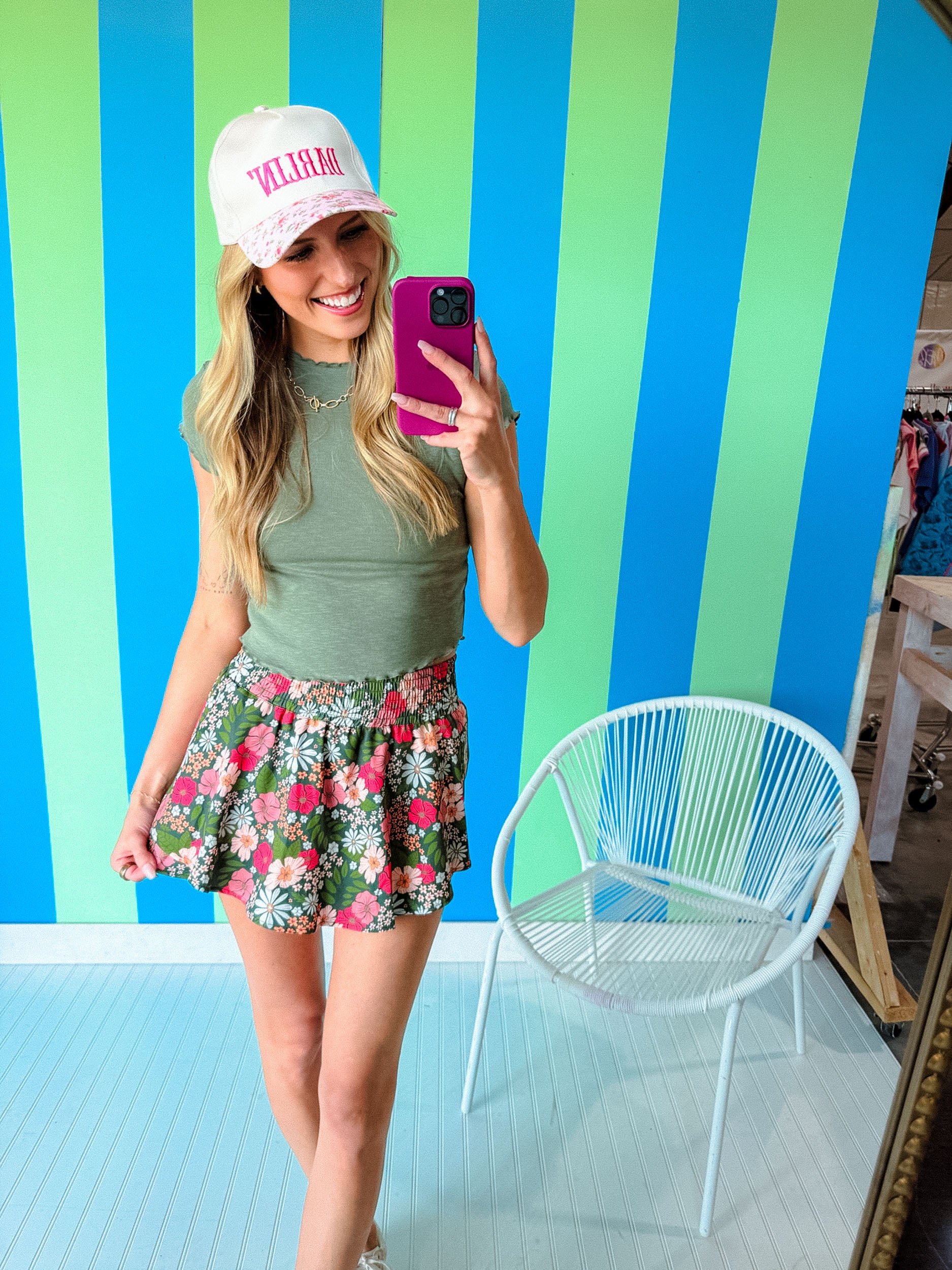 Tracie Lettuce Trim Tee