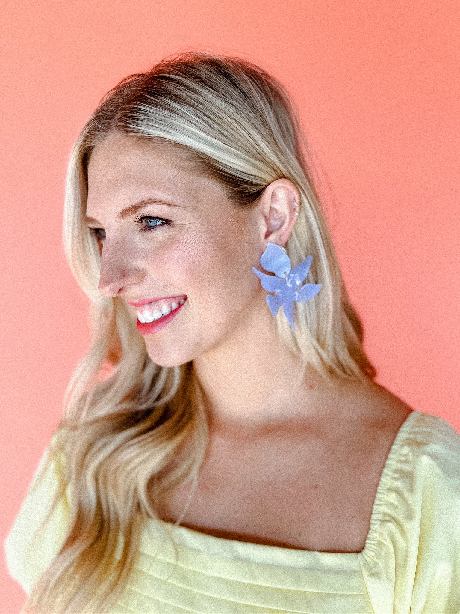 Jillian Earrings - Hyacinth