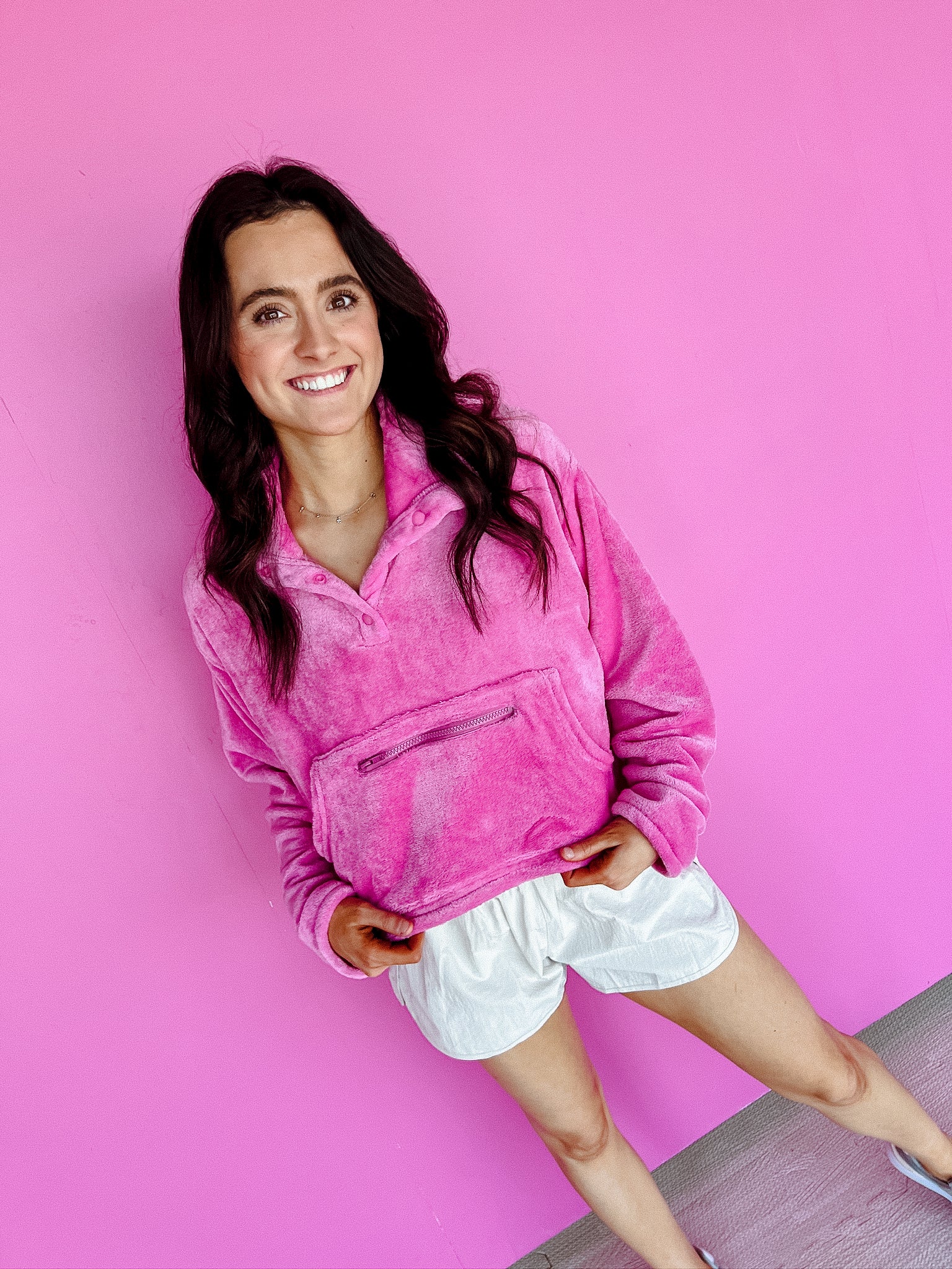 Sommer Boxy Pullover - Cool Pink