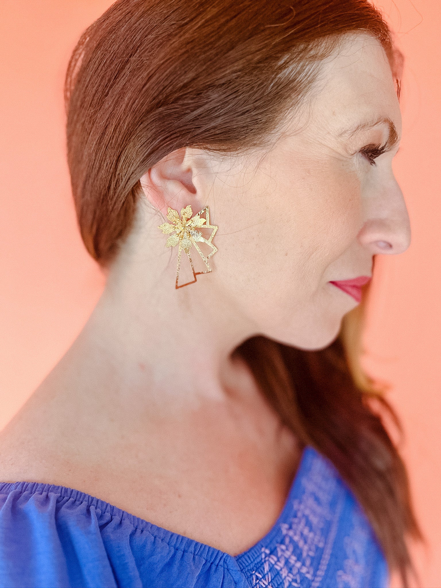 [Treasure Jewels] Little Flower Earrings - Gold