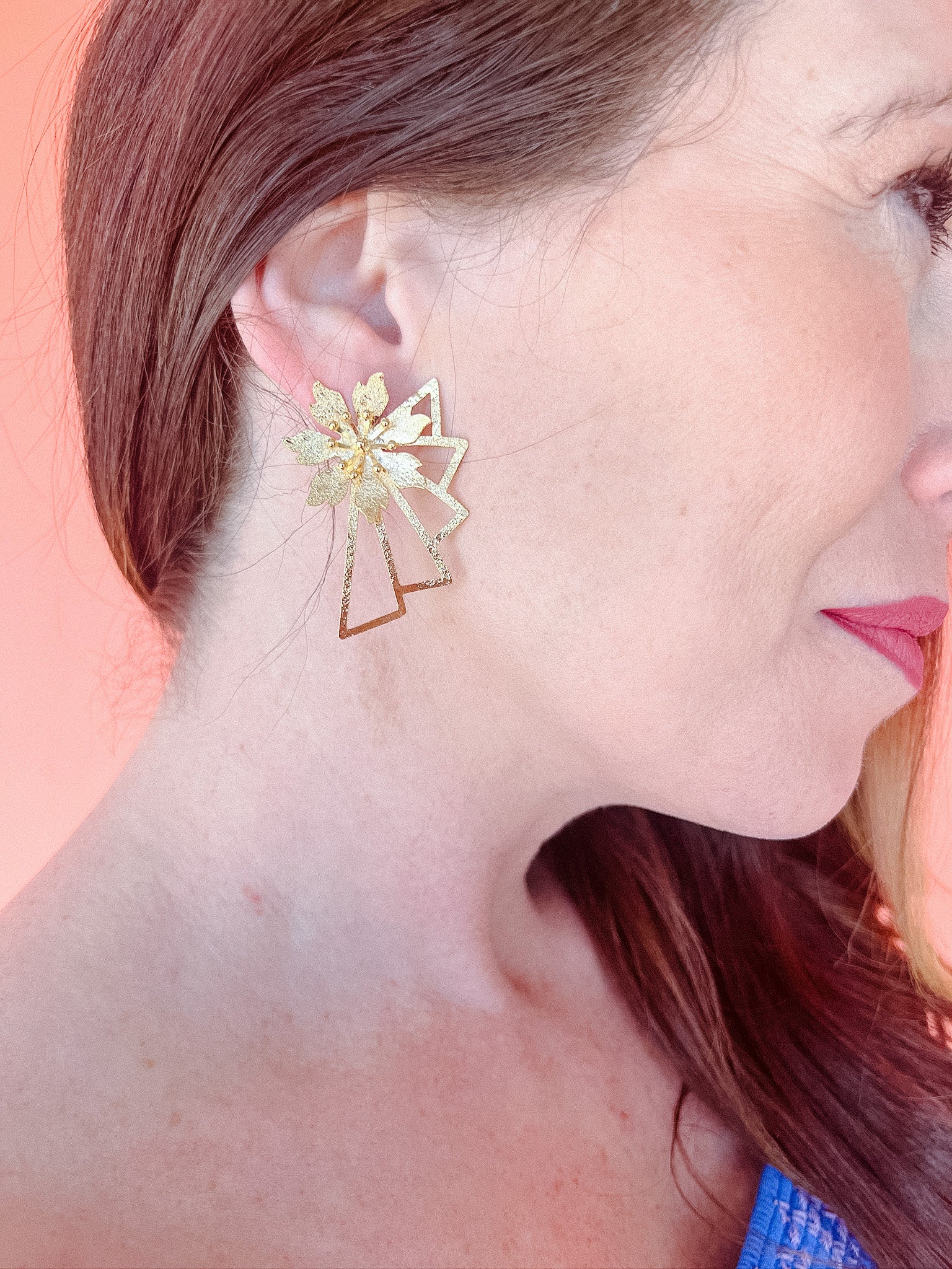 [Treasure Jewels] Little Flower Earrings - Gold