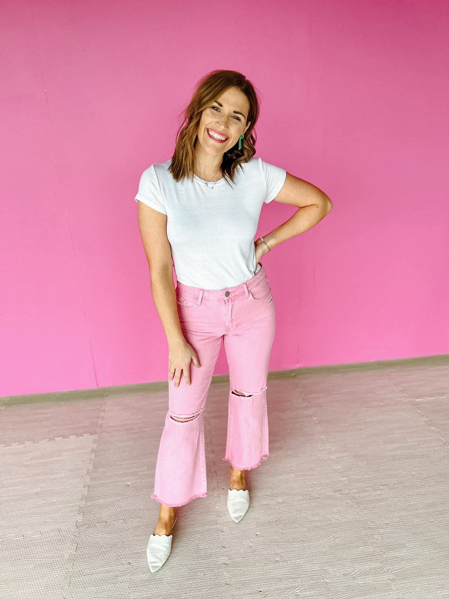 Memphis High Rise Jeans - Faded Rose