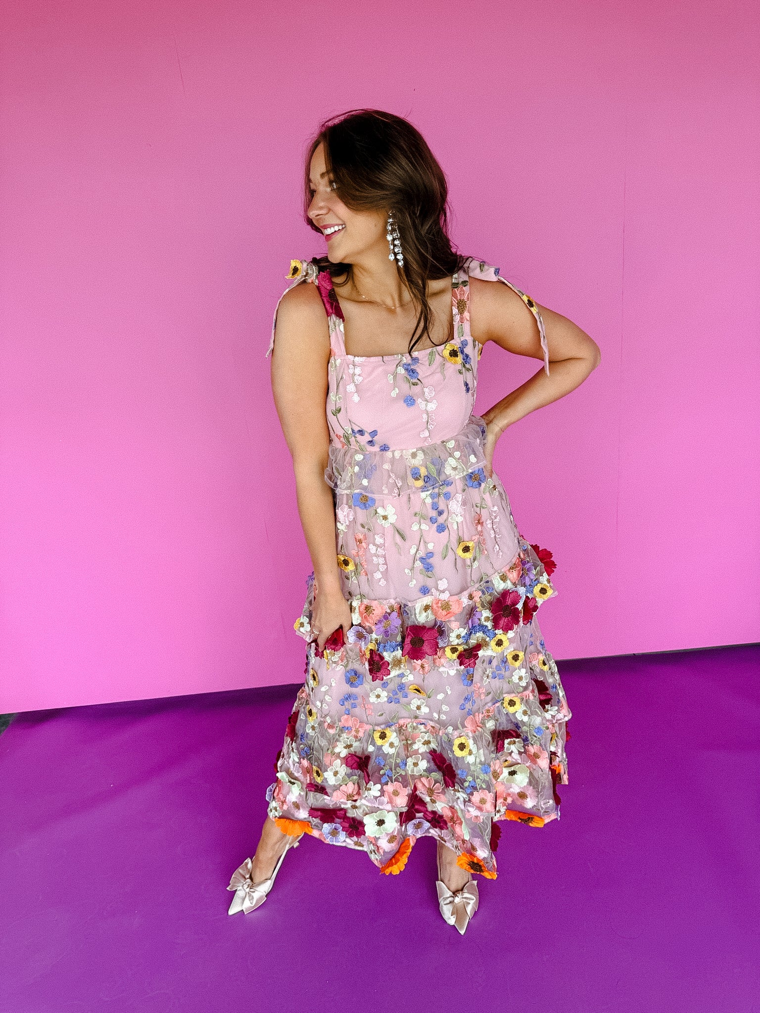 [BuddyLove] Edie Vineyard Maxi Dress - Blush