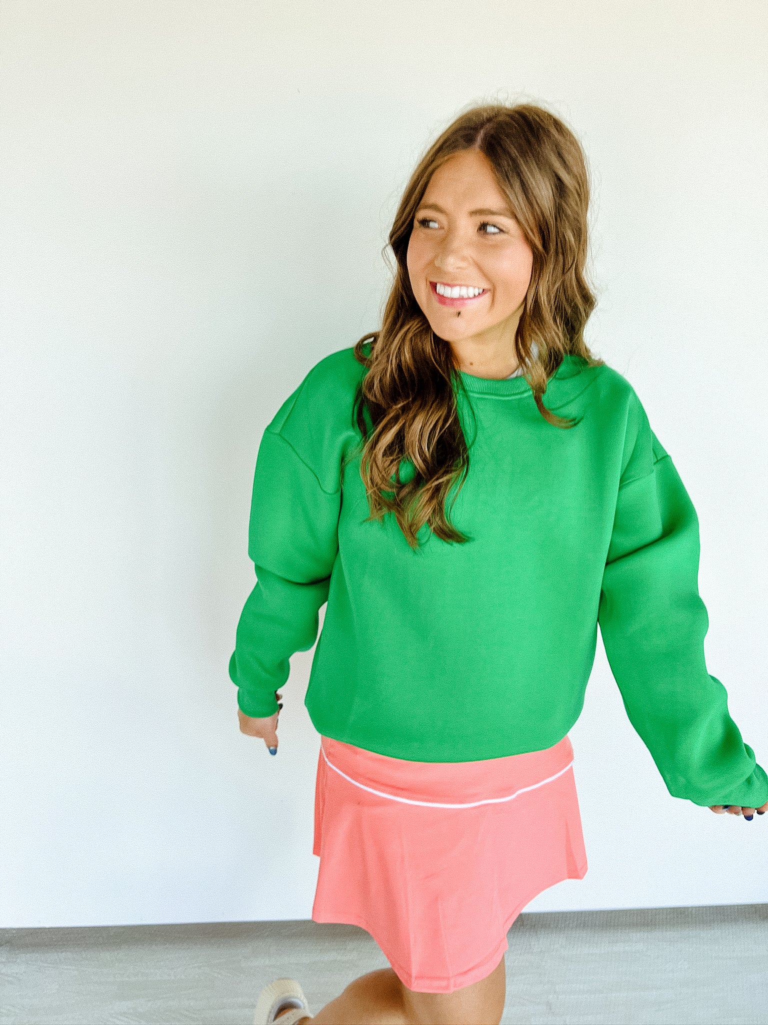 Good Times Sweatshirt - Leaf Green