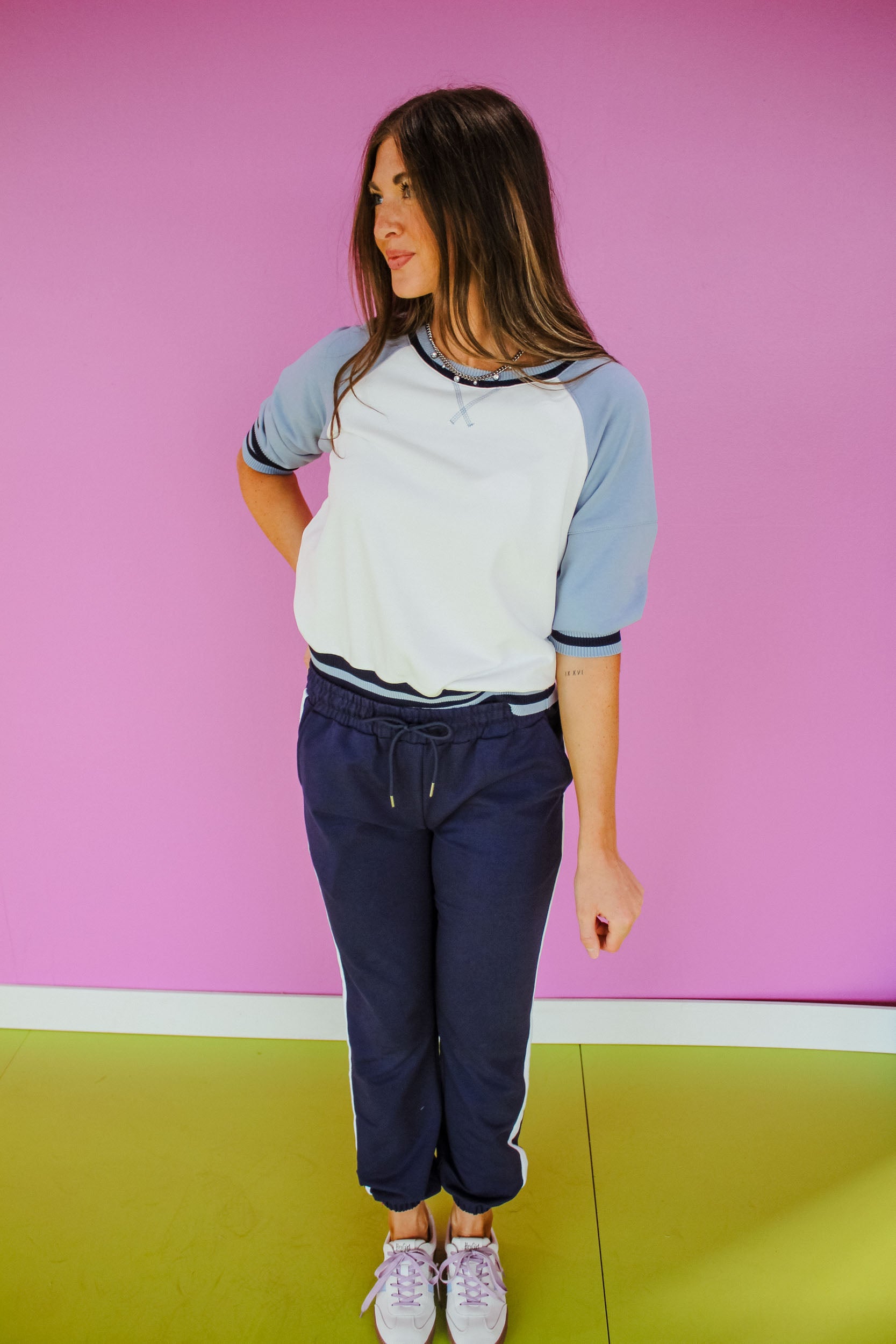 Harvest Haze Raglan Seam Sweater
