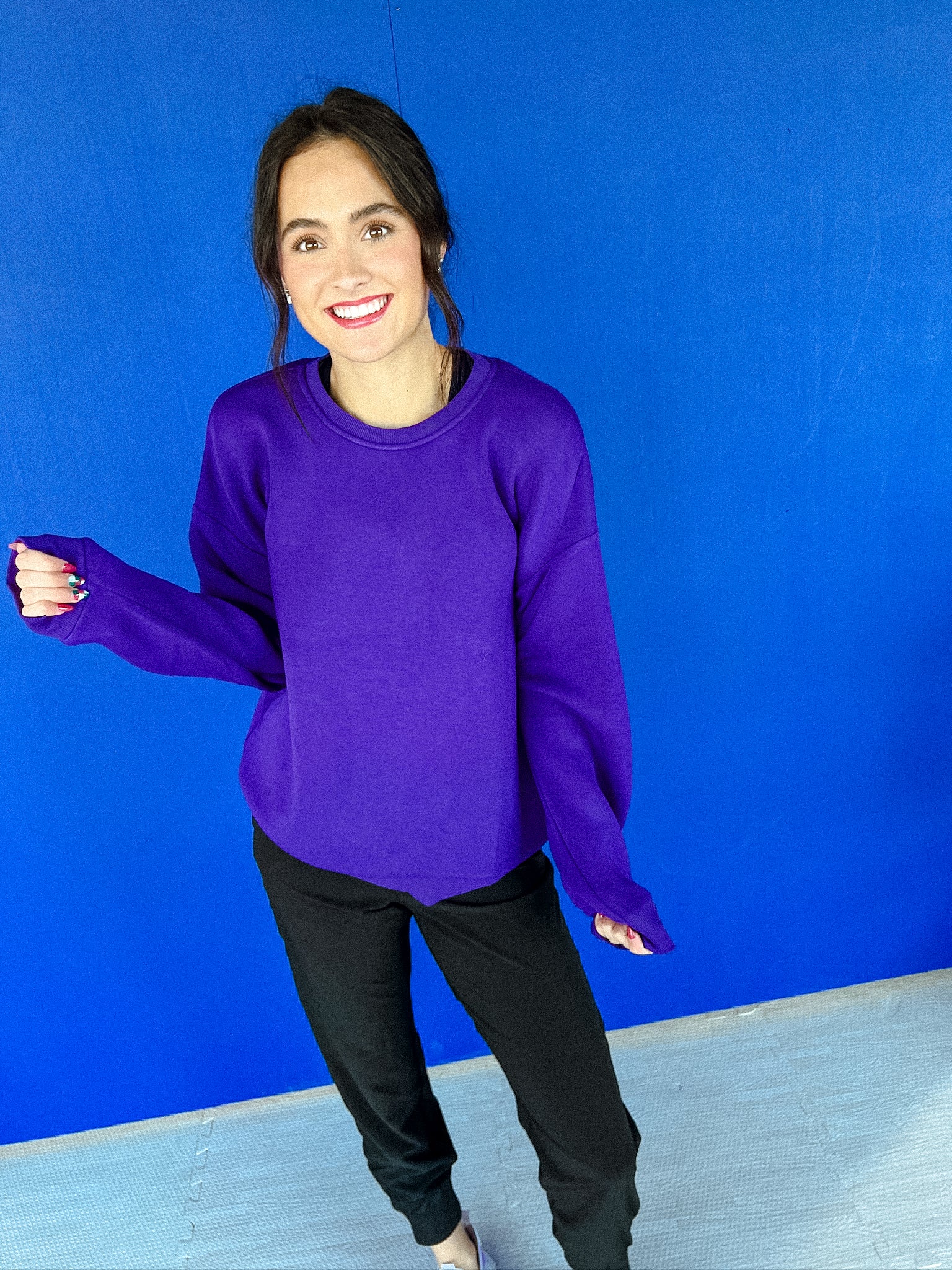 Good Times Sweatshirt - Royal Purple