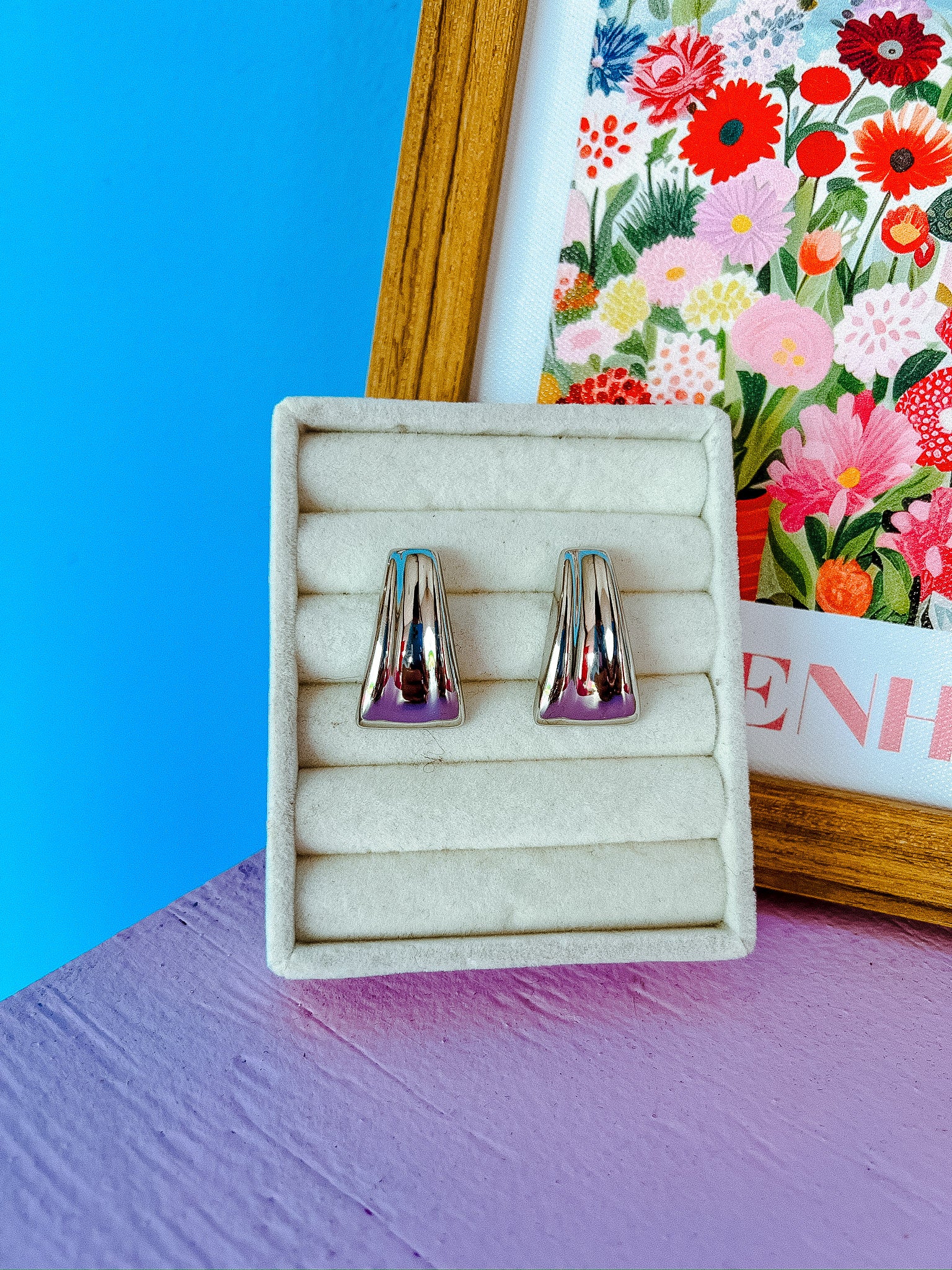 [Treasure Jewels] Showstopper Stud Earrings - Silver