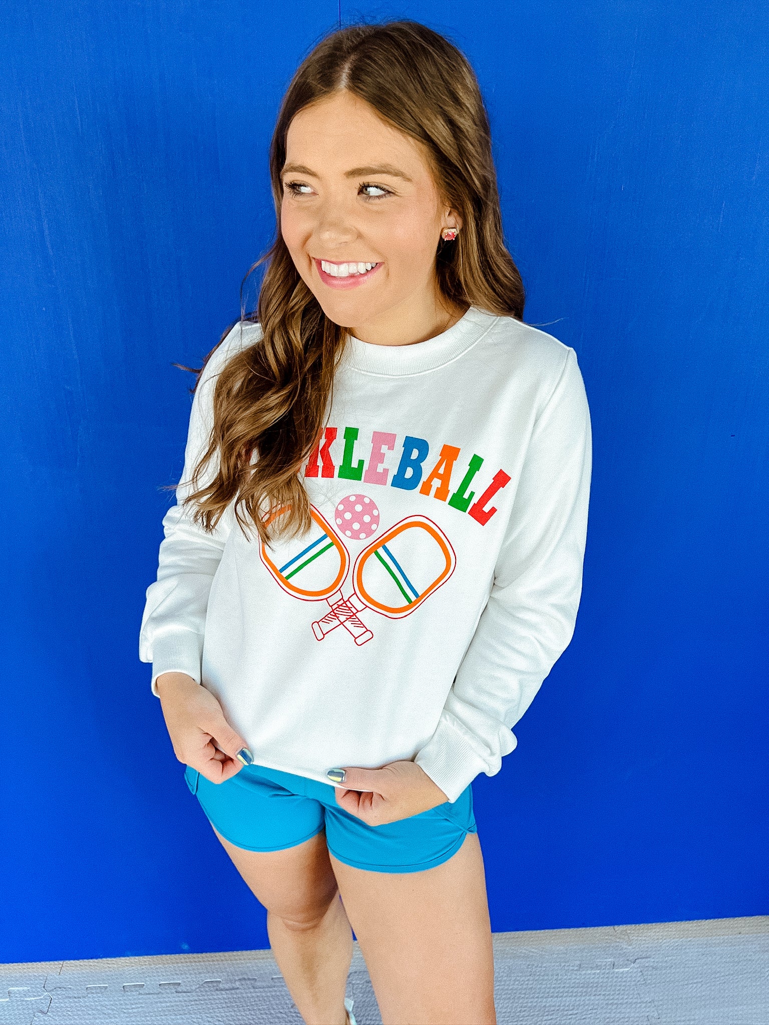 Ace Pickleball Sweatshirt - Cream