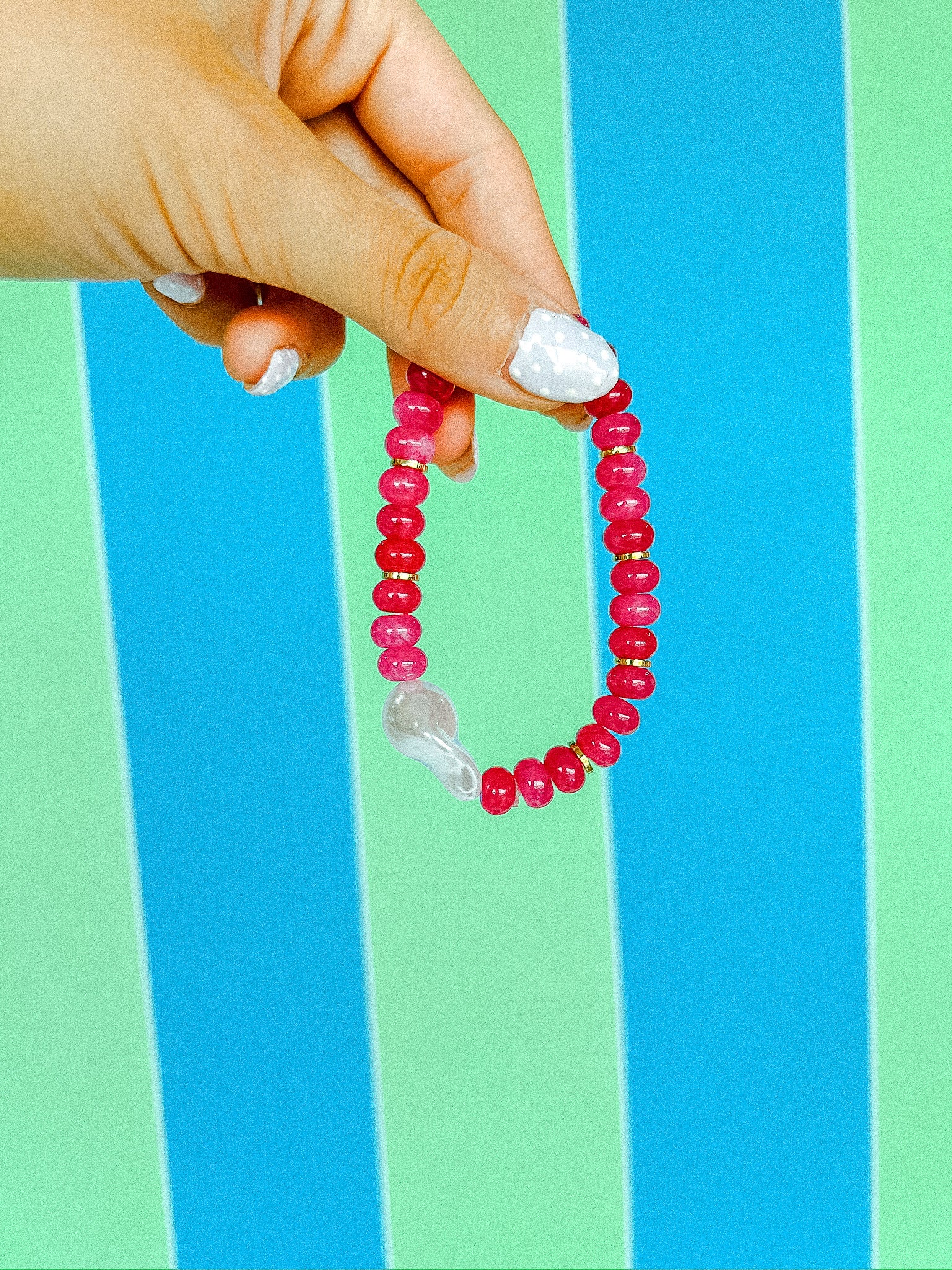 [Treasure Jewels] Annika Beaded Bracelet - Amethyst