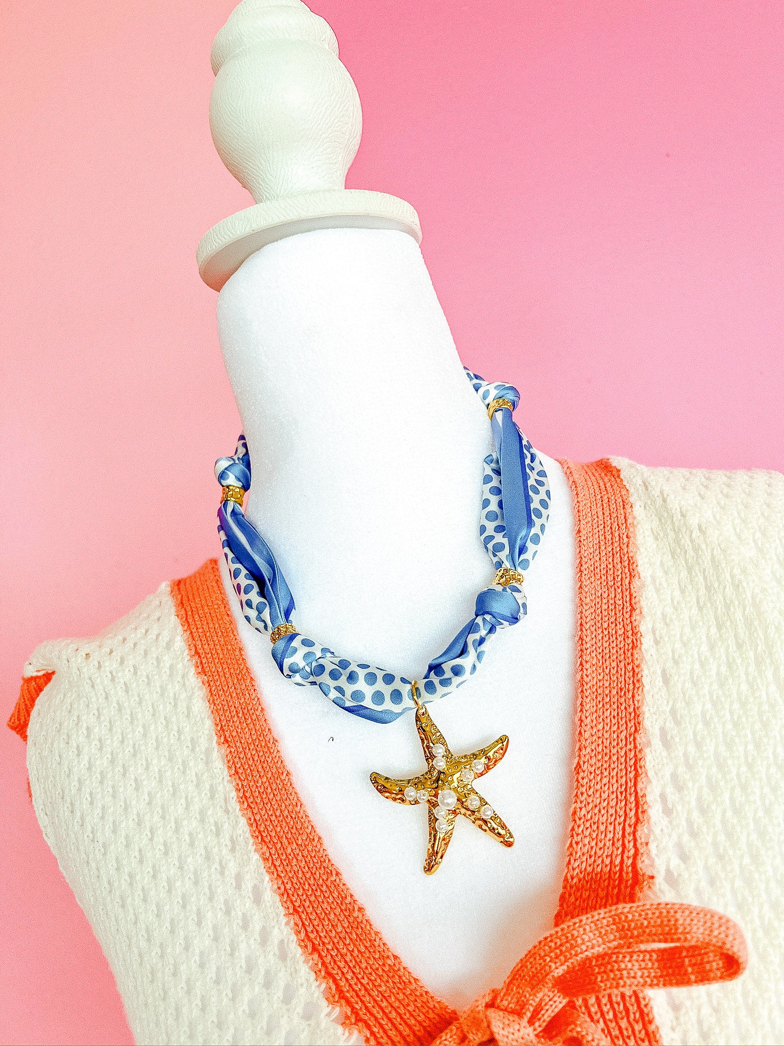 Make A Statement Scarf Necklace