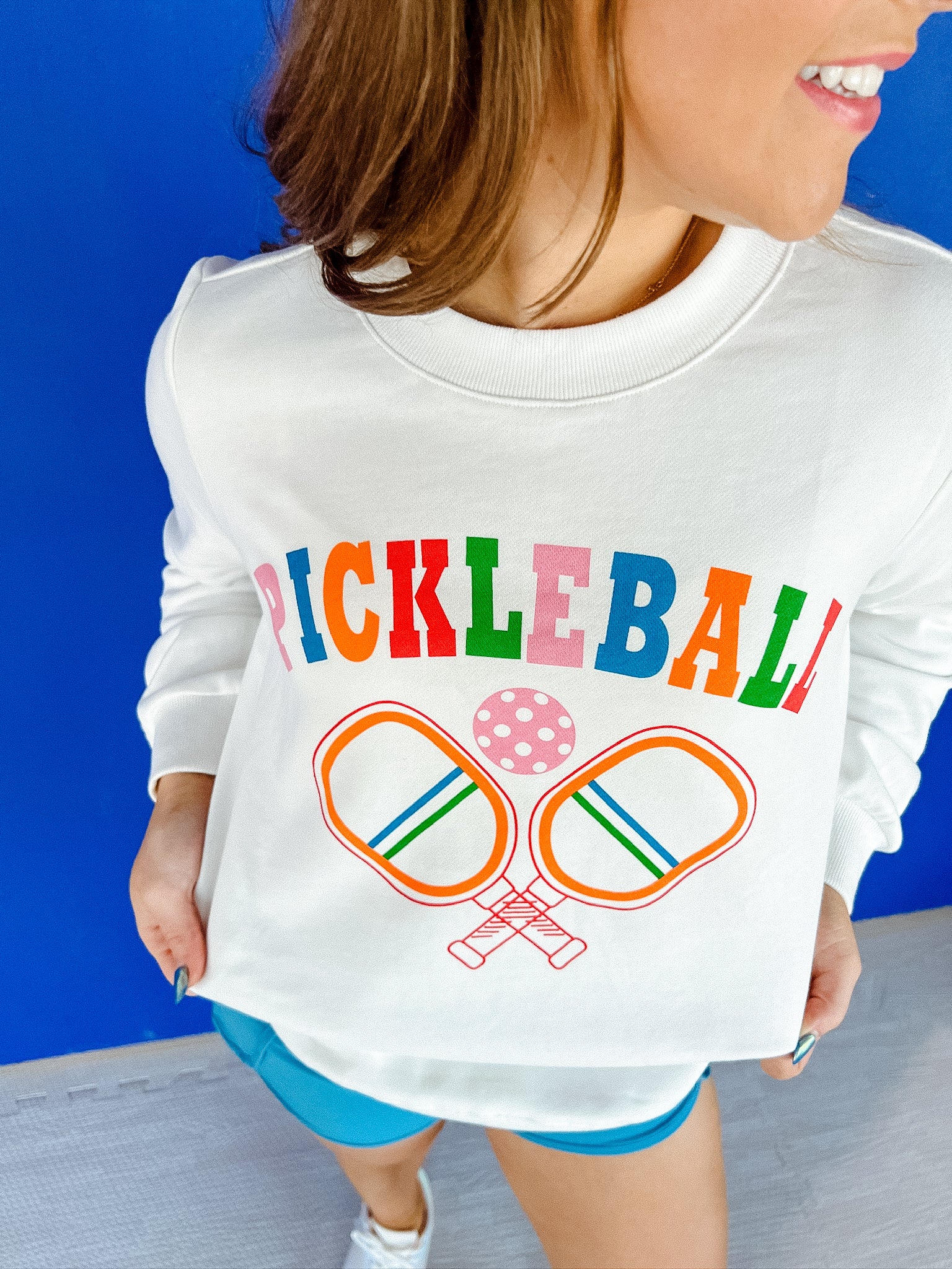 Ace Pickleball Sweatshirt - Cream