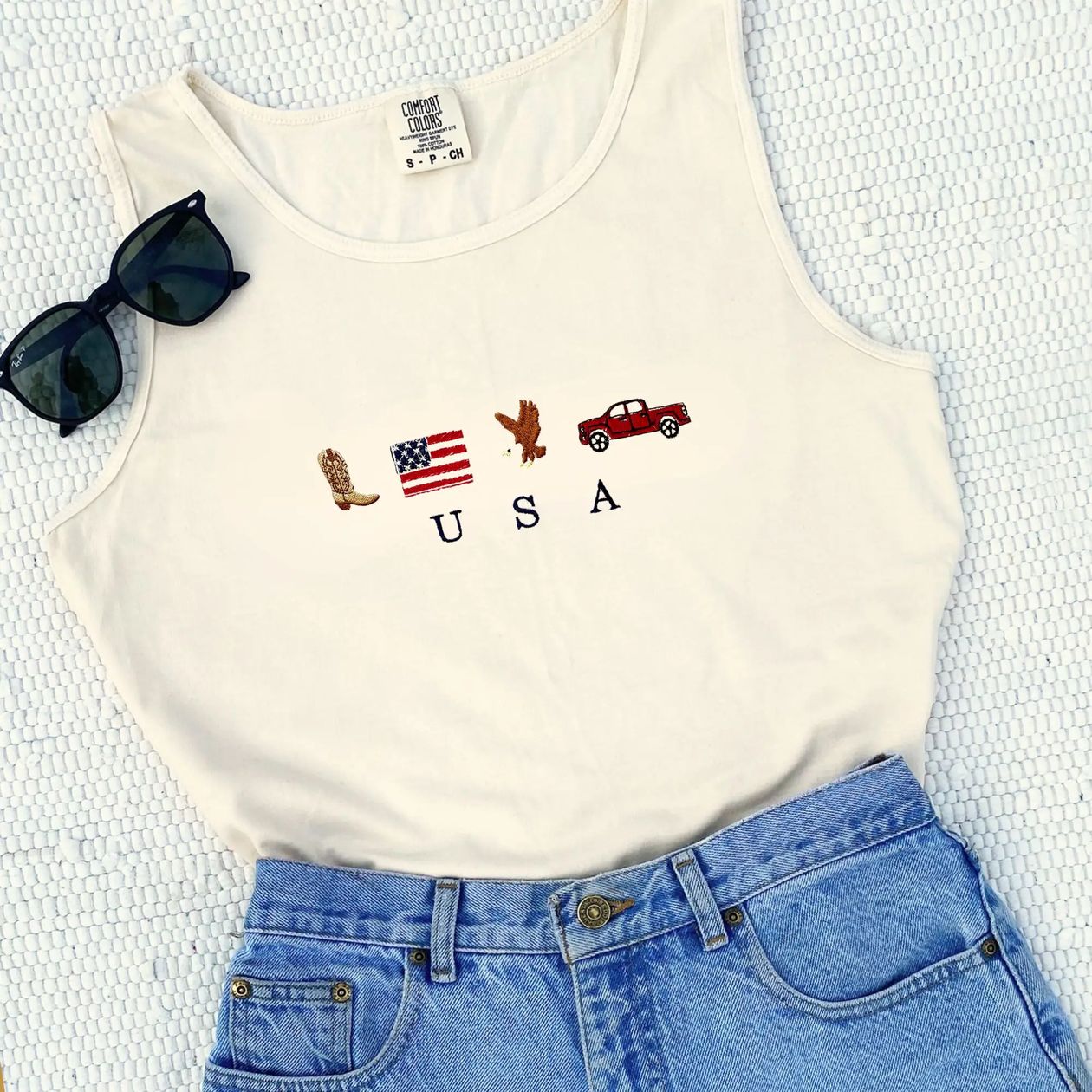 Americana Charm Tank Top
