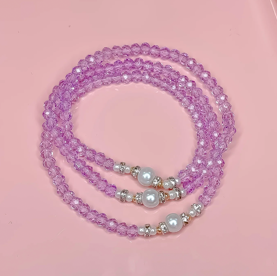 [Treasure Jewels] Lilac Luxe Wrap Bracelet - Lavender