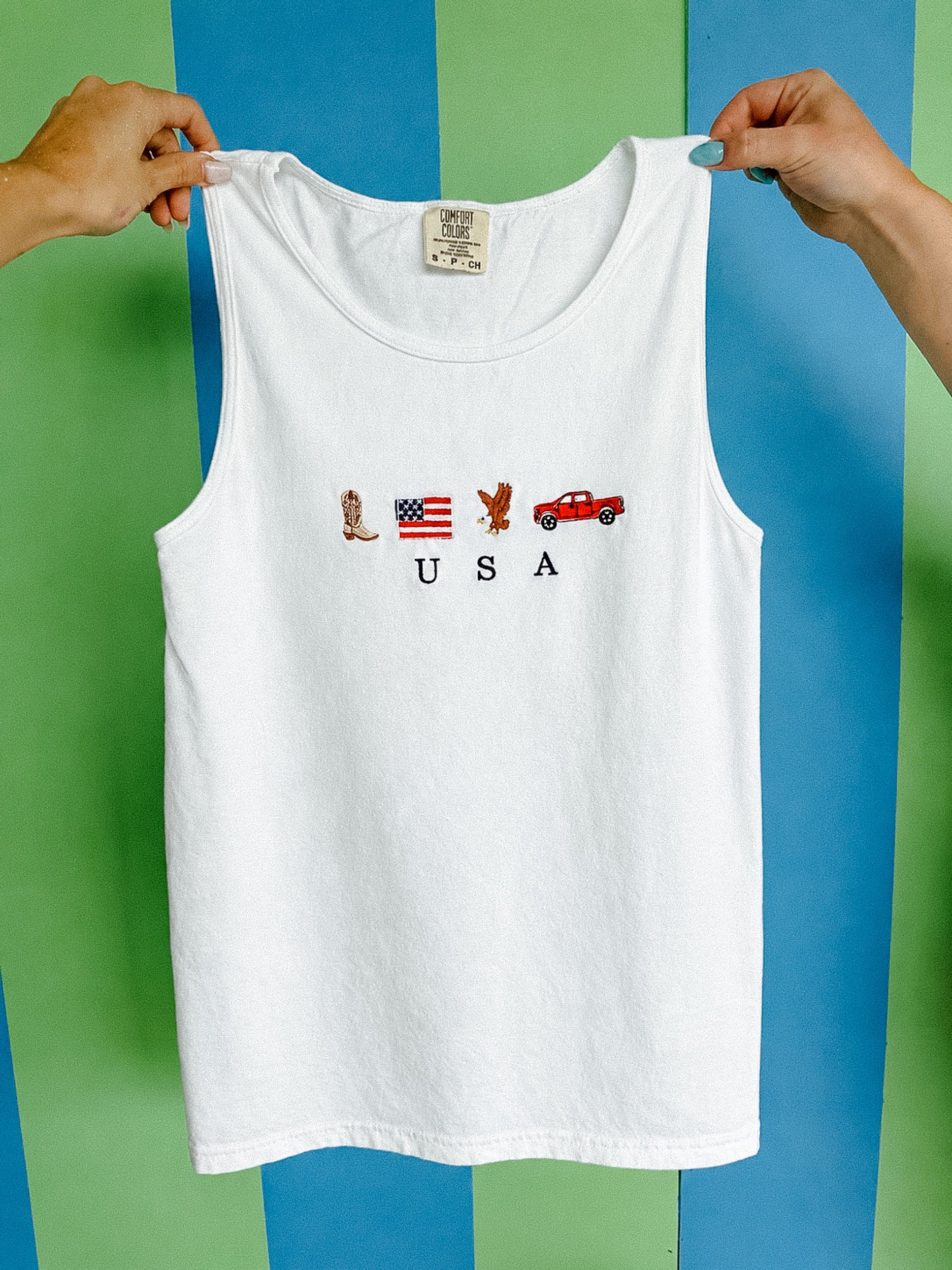Americana Charm Tank Top
