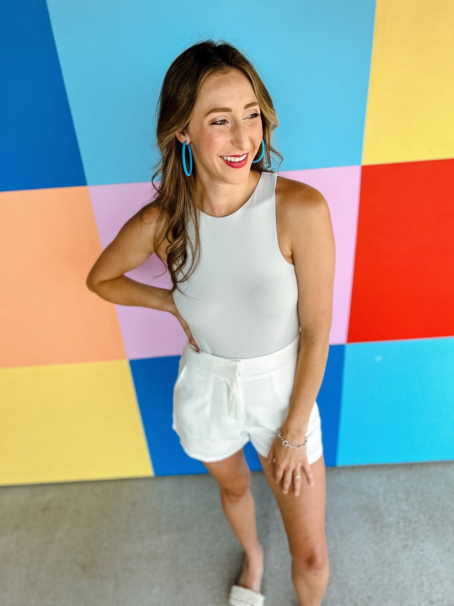 Trendsetter Bodysuit - Light Dove Grey