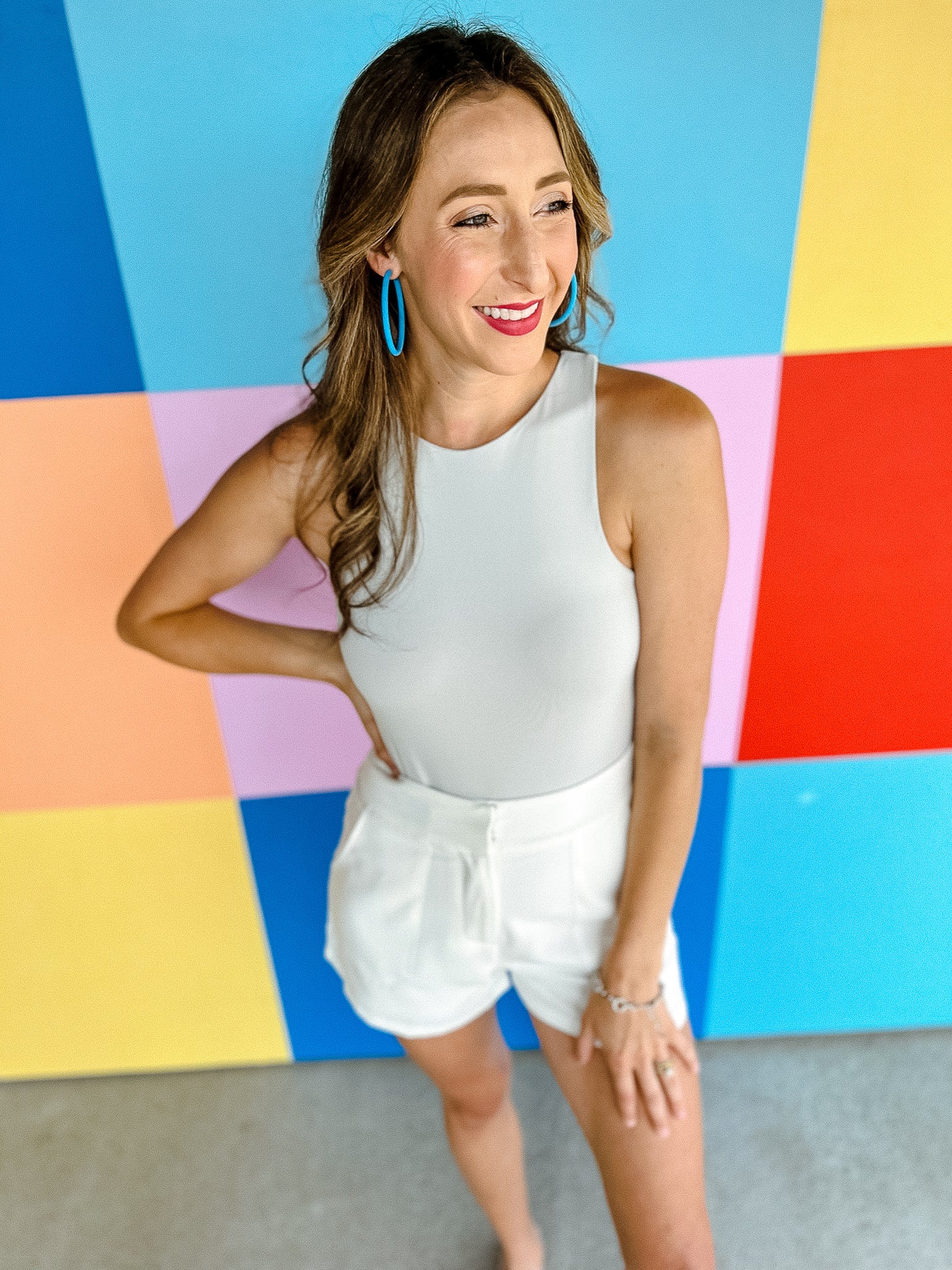 Trendsetter Bodysuit - Light Dove Grey