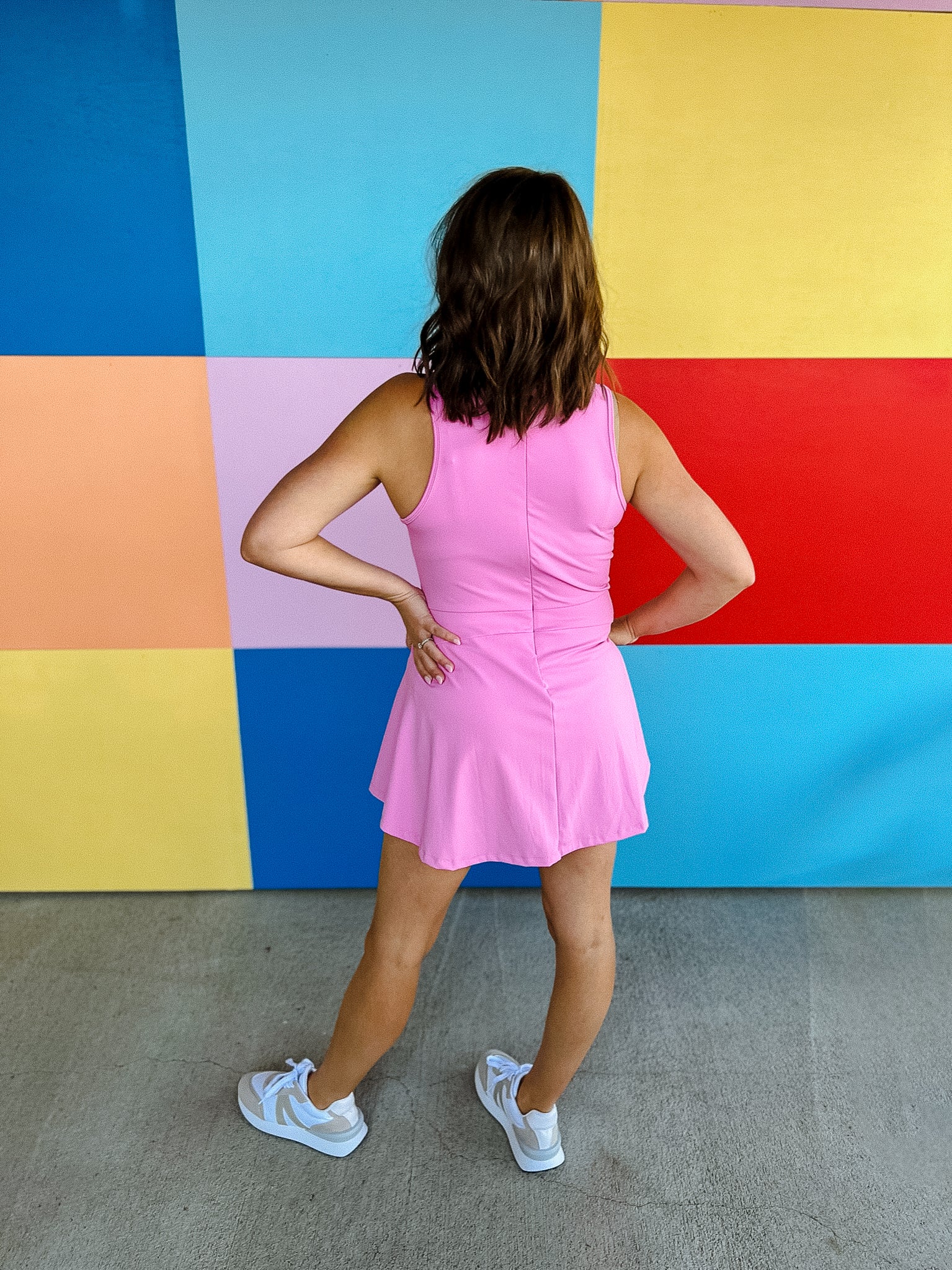 Serena Sleeveless Dress - Soft Summer Pink
