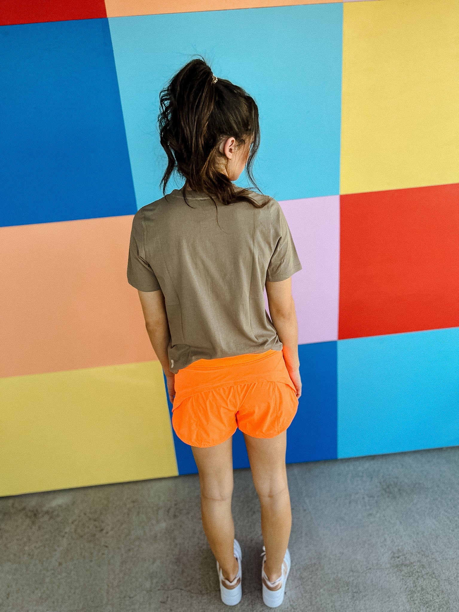 Rain or Shine Active Shorts - Orange