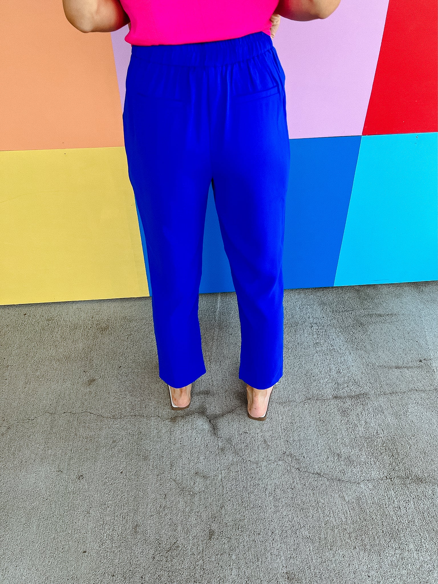 Janette Tapered Pants - Royal Blue