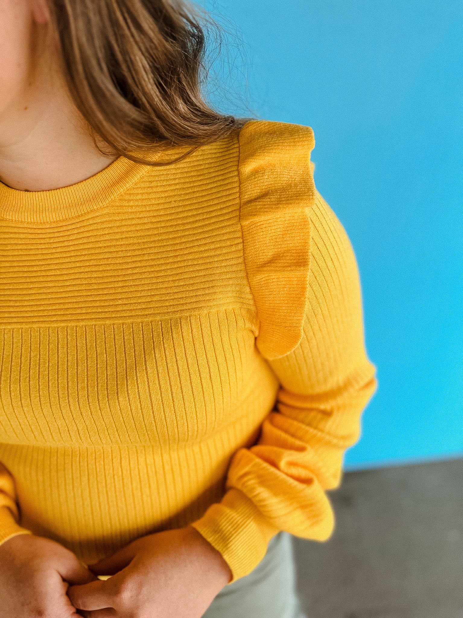 Bethany Sweater - Saffron