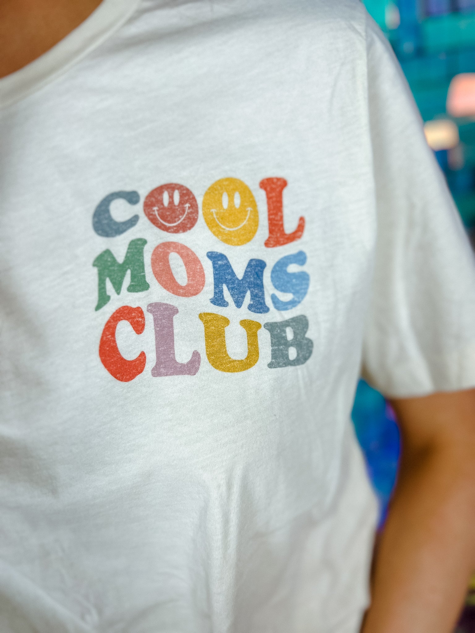 Cool Mom Graphic Tee - White